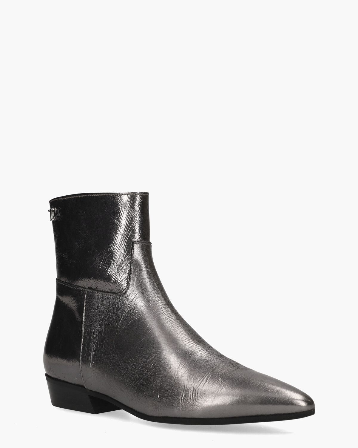 Belinda Zilver Dames Enkelboots