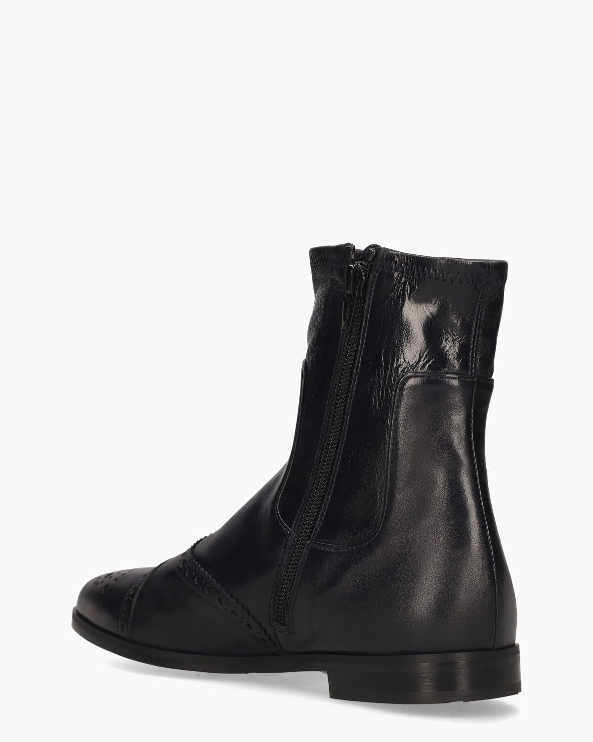 9016 Donkerblauw Dames Enkelboots