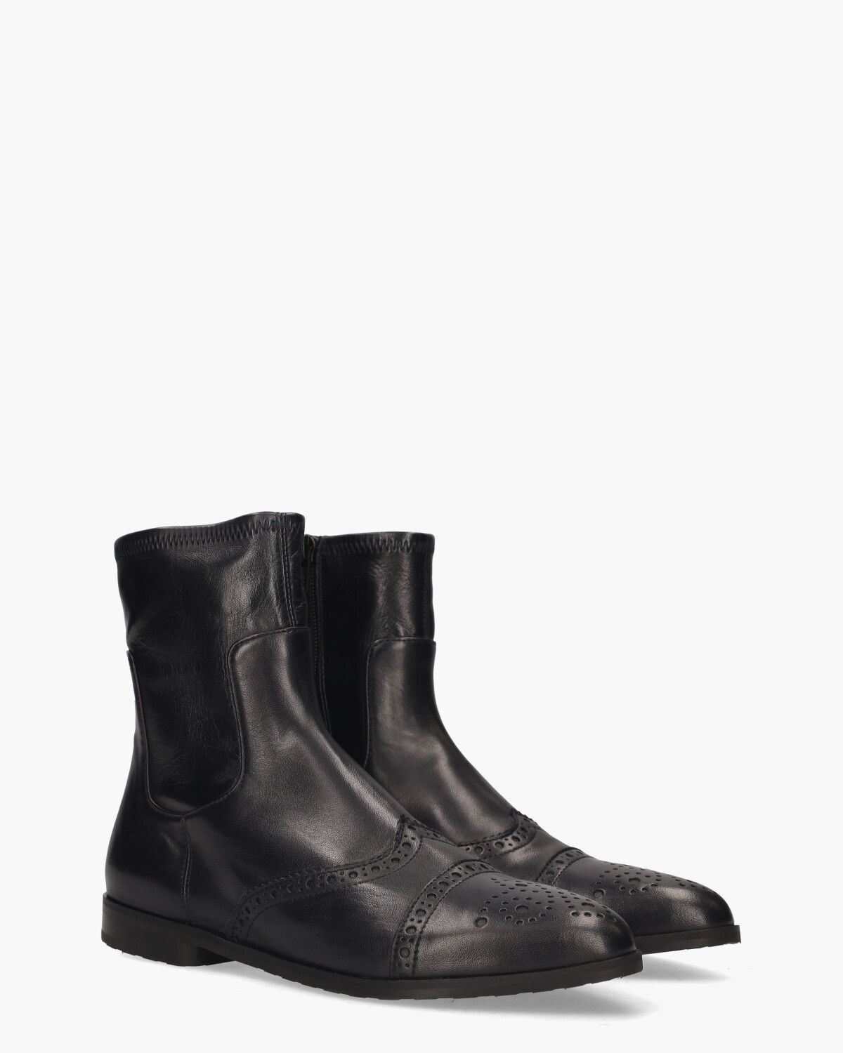 9016 Donkerblauw Dames Enkelboots