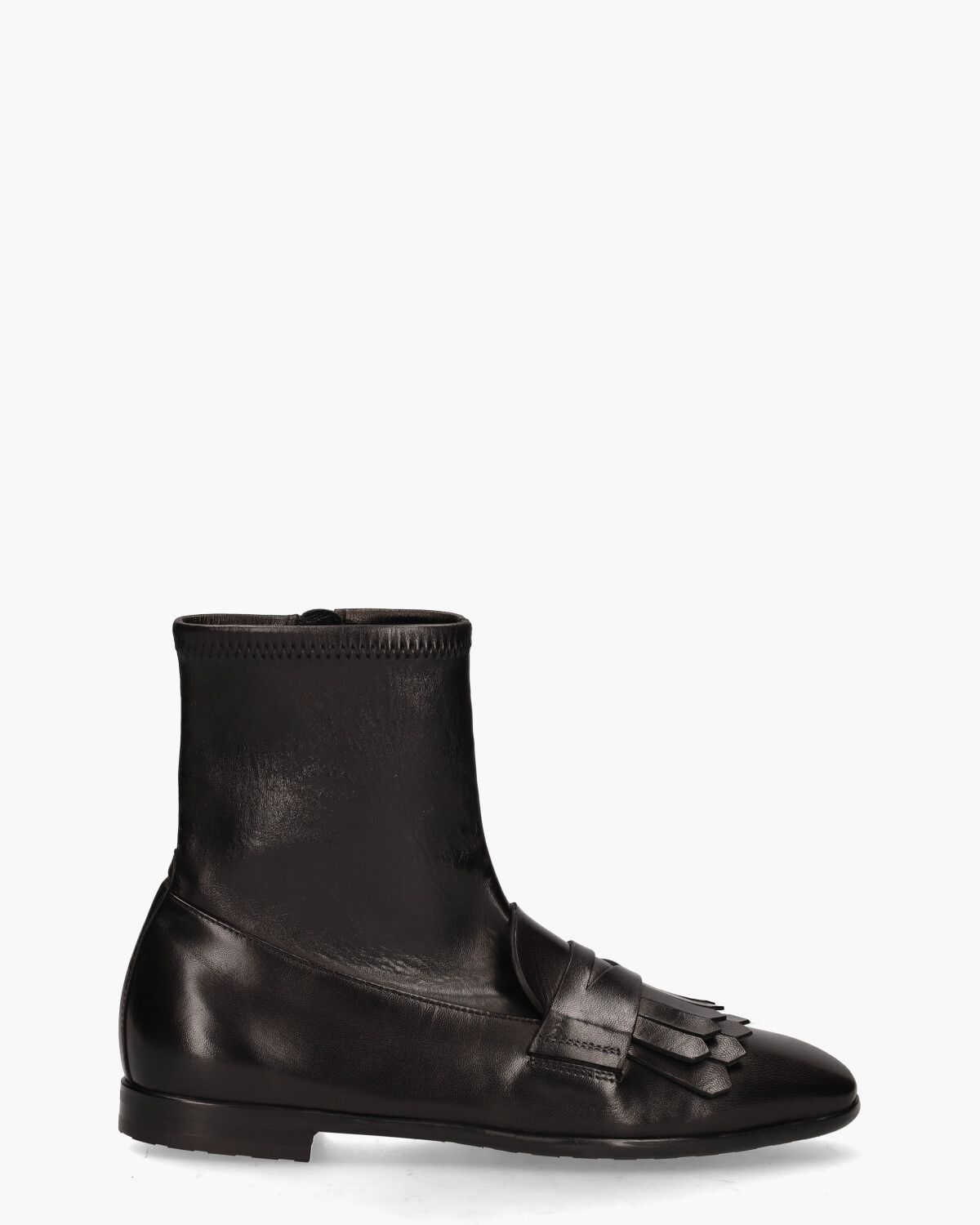 9889 Zwart Dames Enkelboots