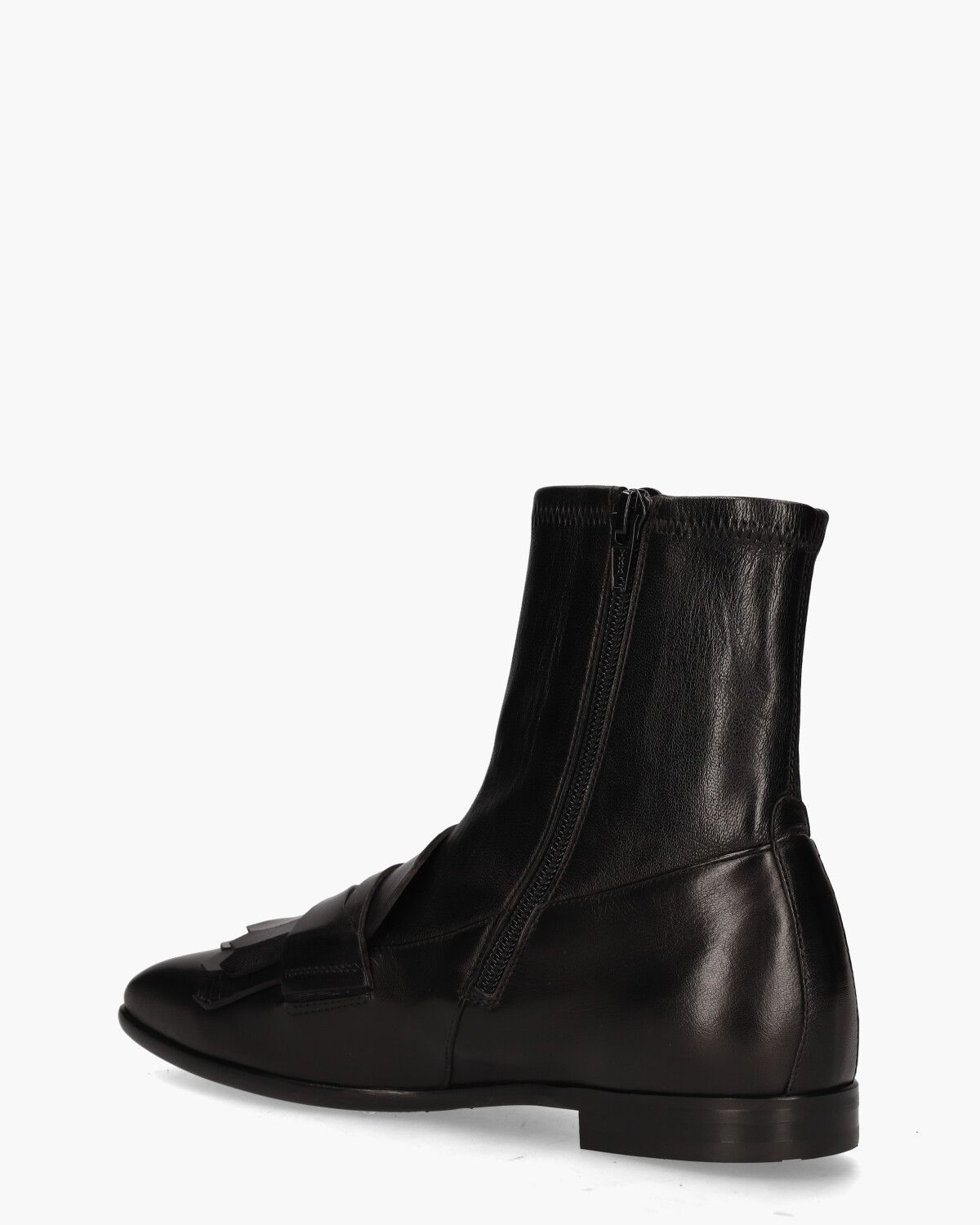 9889 Zwart Dames Enkelboots