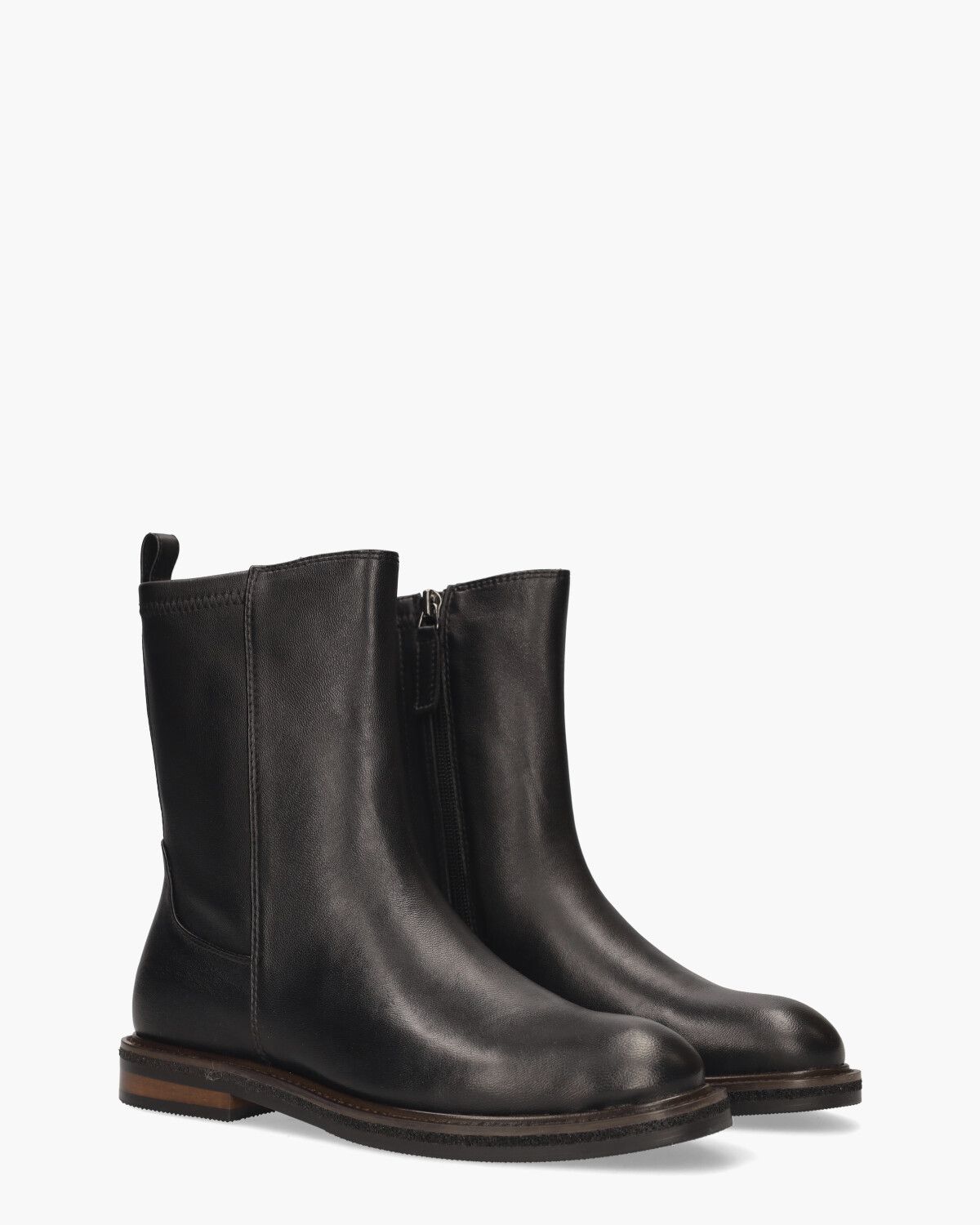 Alba-Ma V.2 Zwart Dames Enkelboots