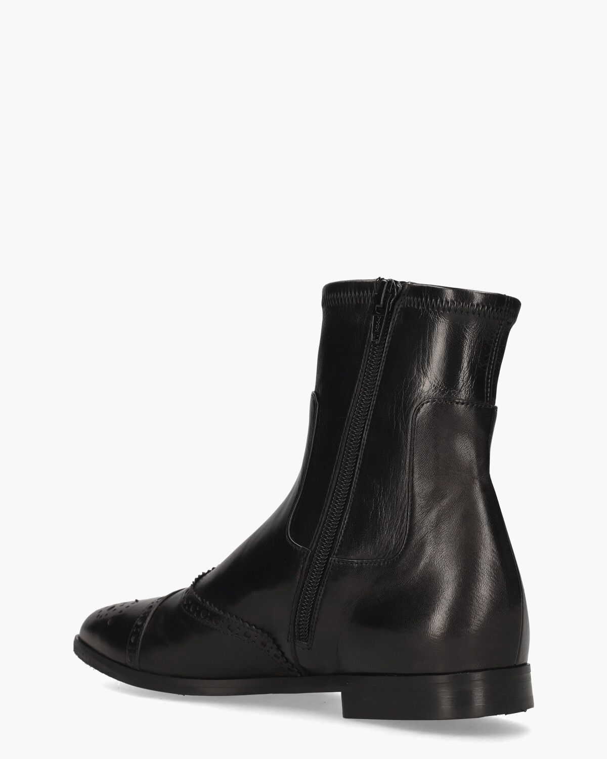 9016 Zwart Dames Enkelboots