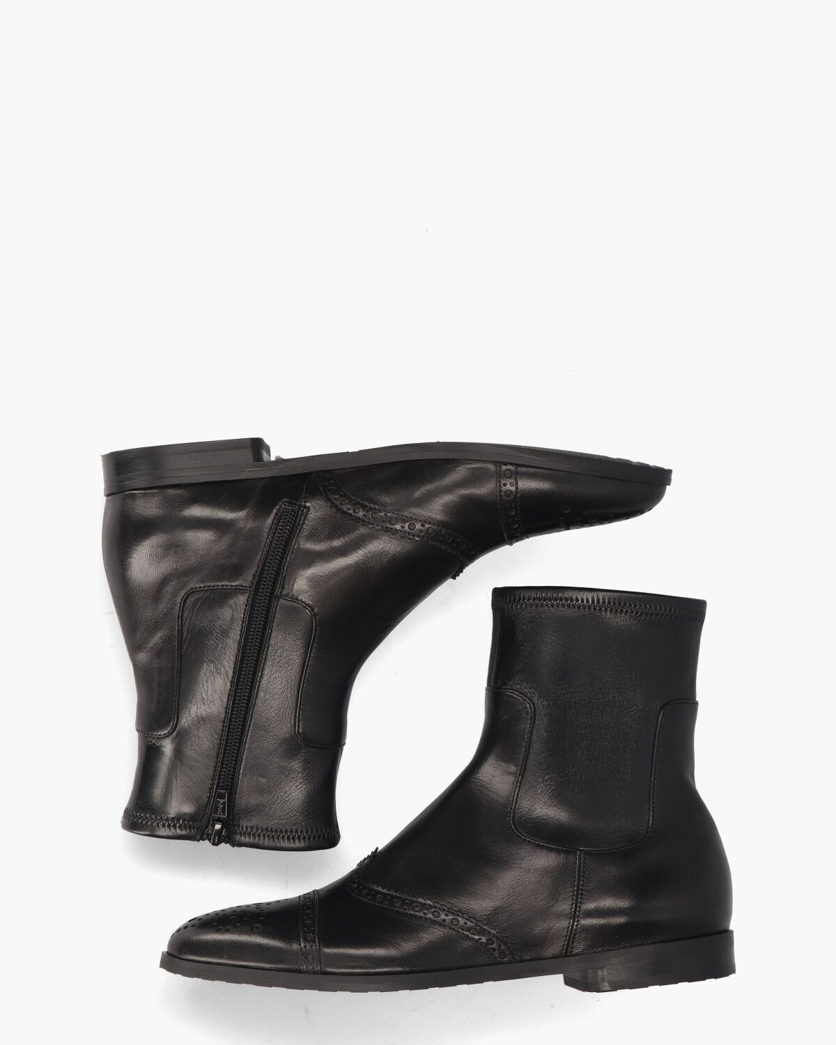 9016 Zwart Dames Enkelboots
