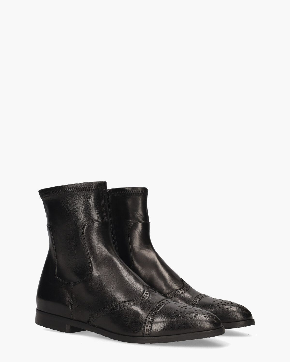 9016 Zwart Dames Enkelboots