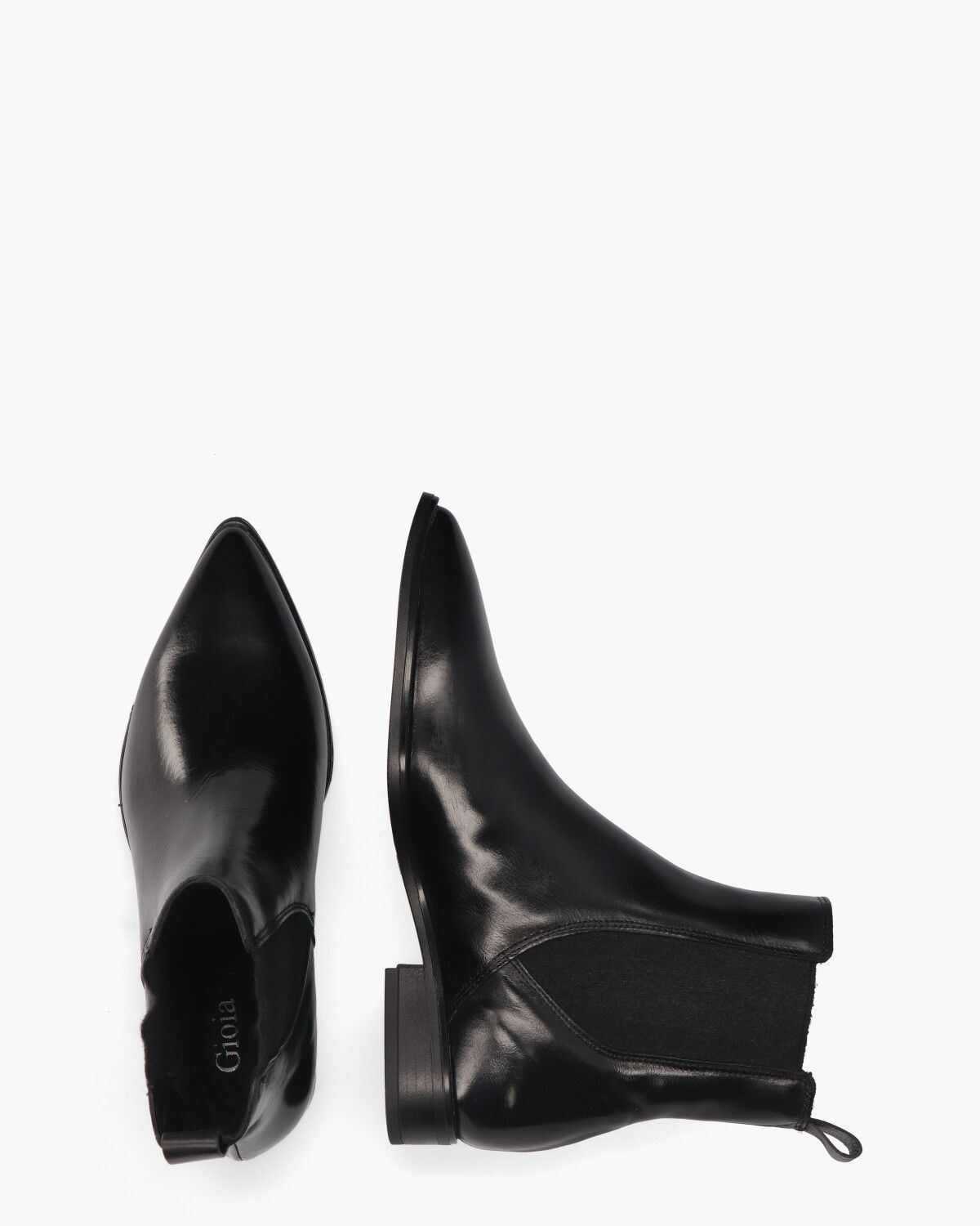Vasiliki Zwart Dames Chelseaboots