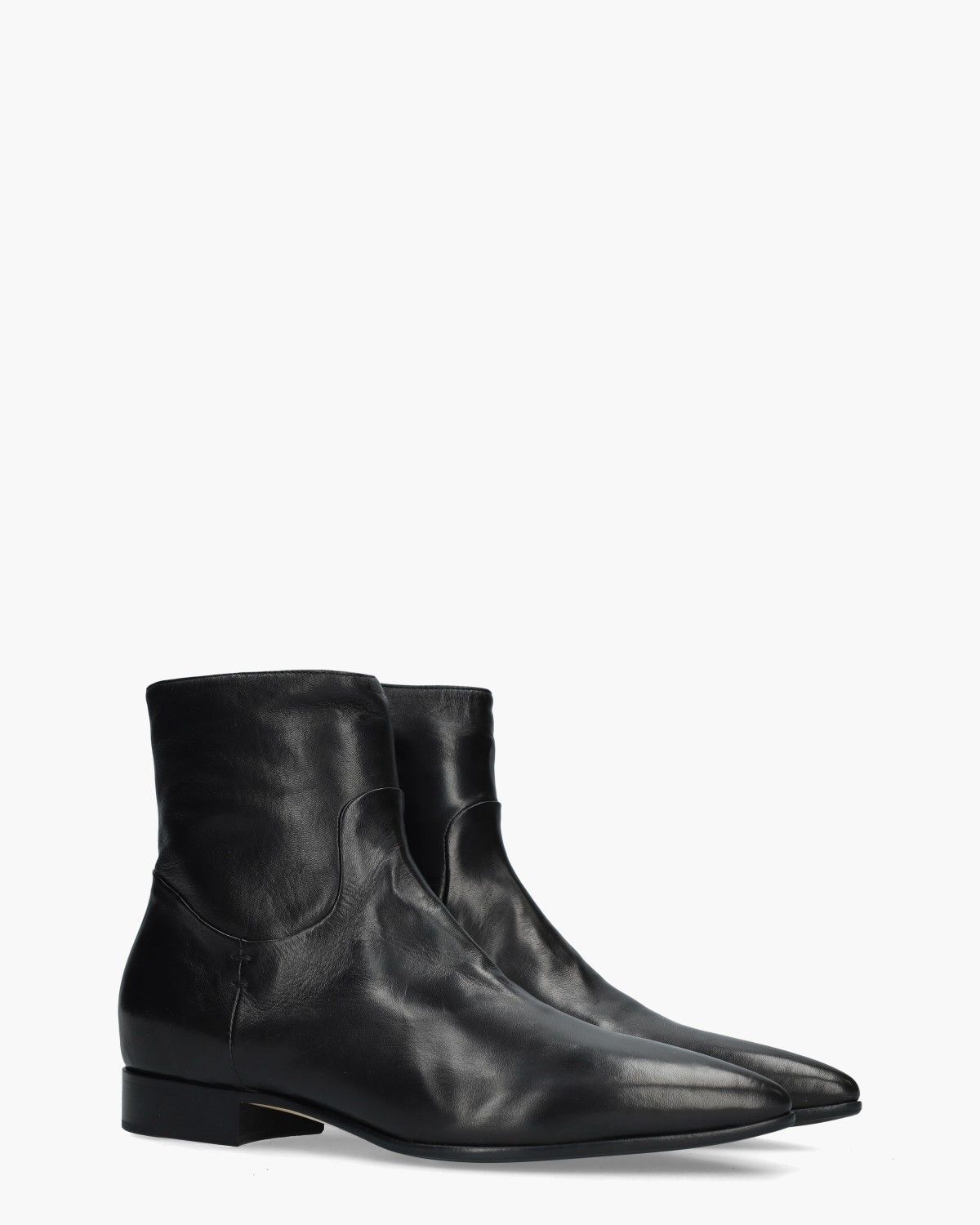 Madalina Zwart Dames Enkelboots