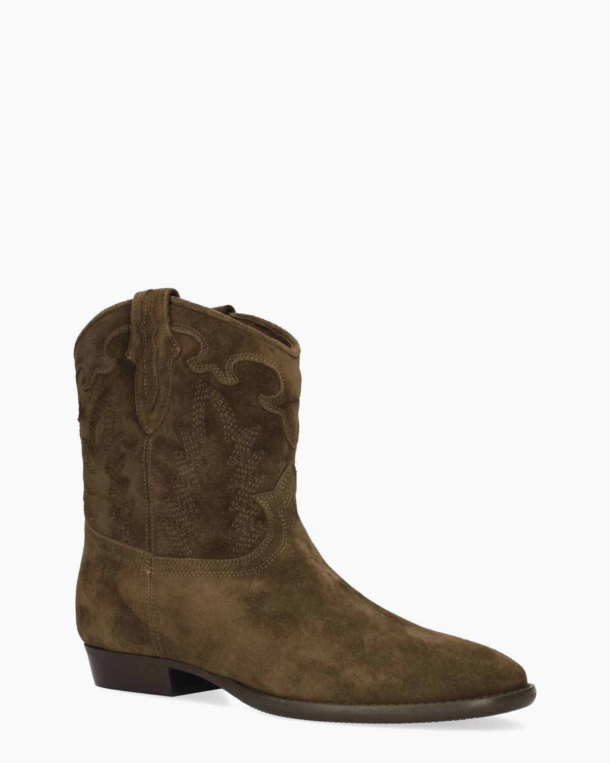 GD798 Donkerbruin Dames Enkelboots