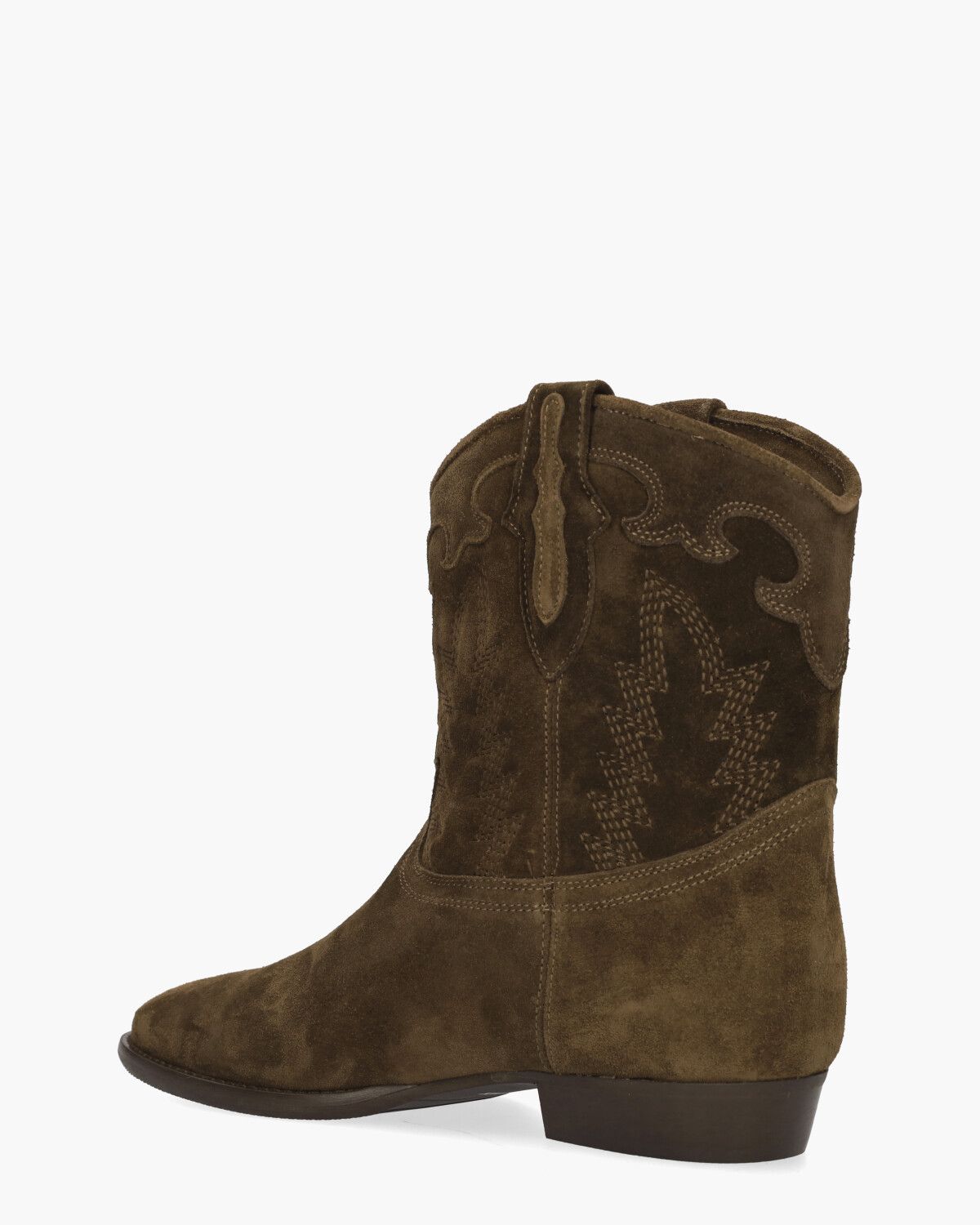 GD798 Donkerbruin Dames Enkelboots