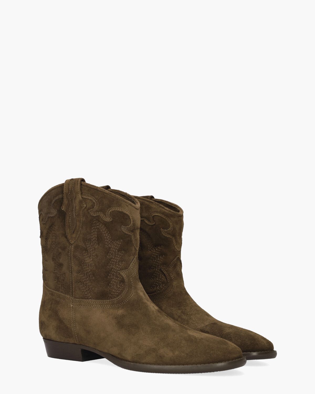 GD798 Donkerbruin Dames Enkelboots