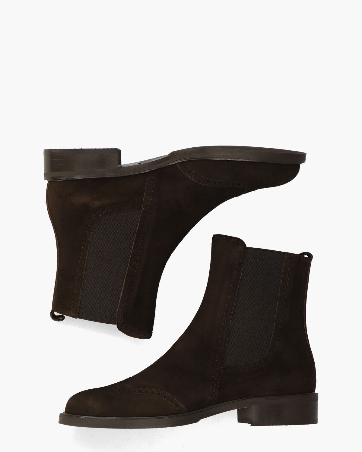 12270 Donkerbruin Dames Chelseaboots