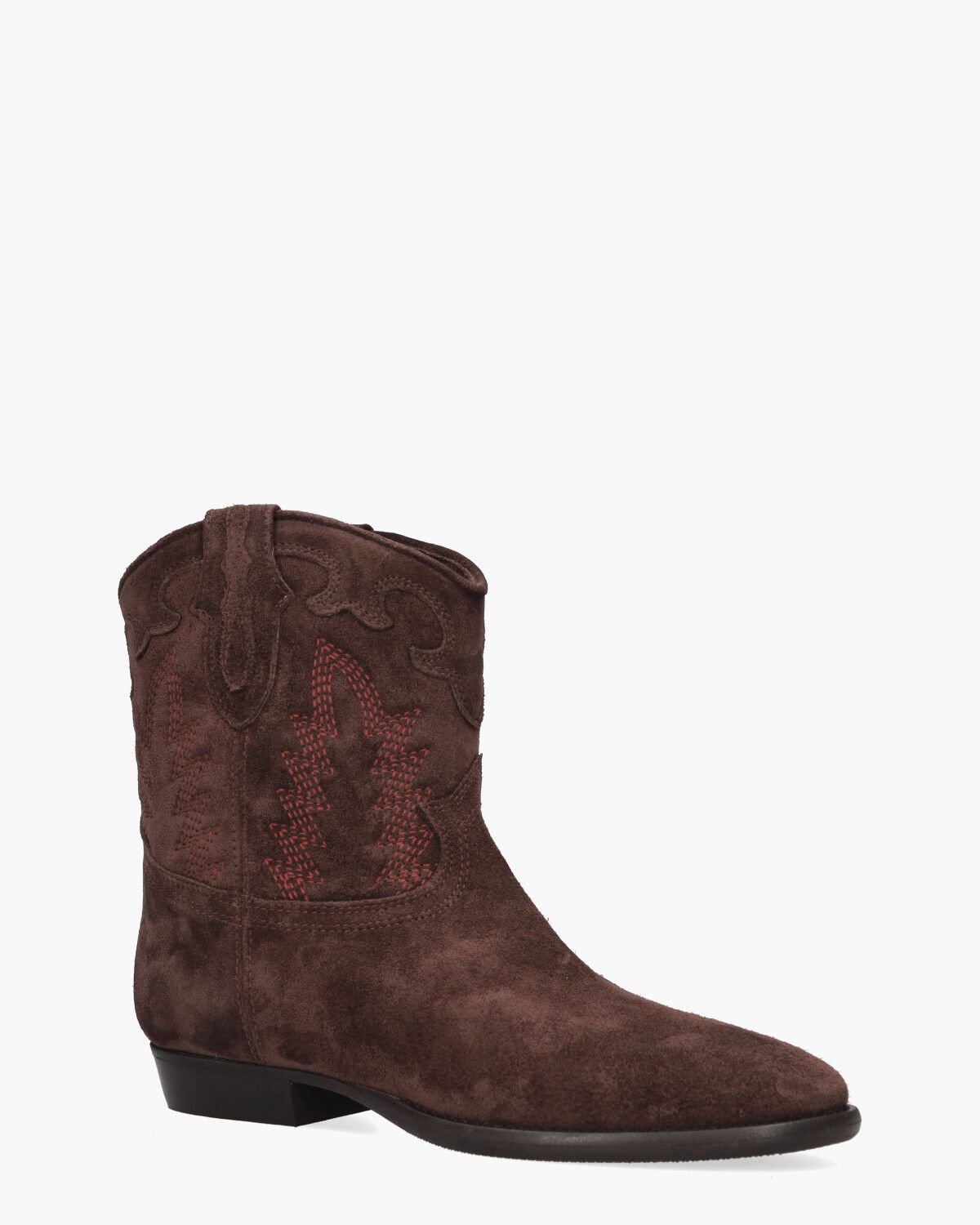GD798 Bordeauxrood Dames Enkelboots