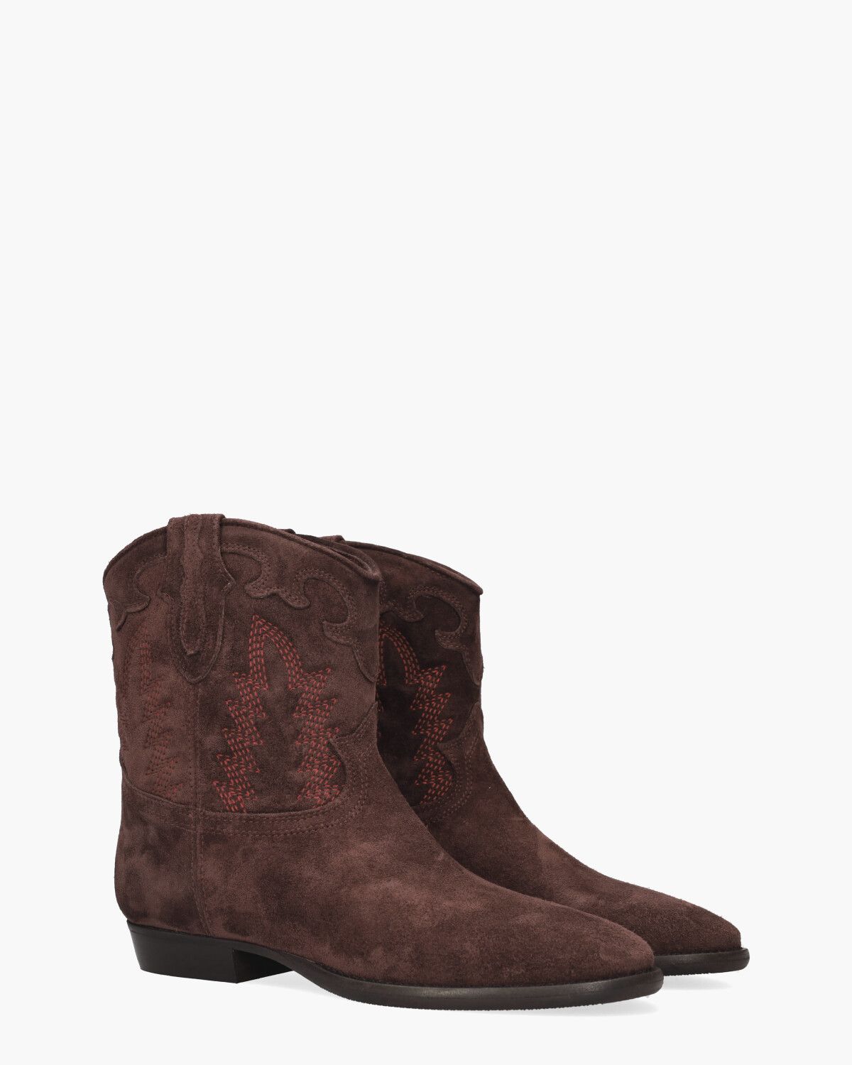 GD798 Bordeauxrood Dames Enkelboots