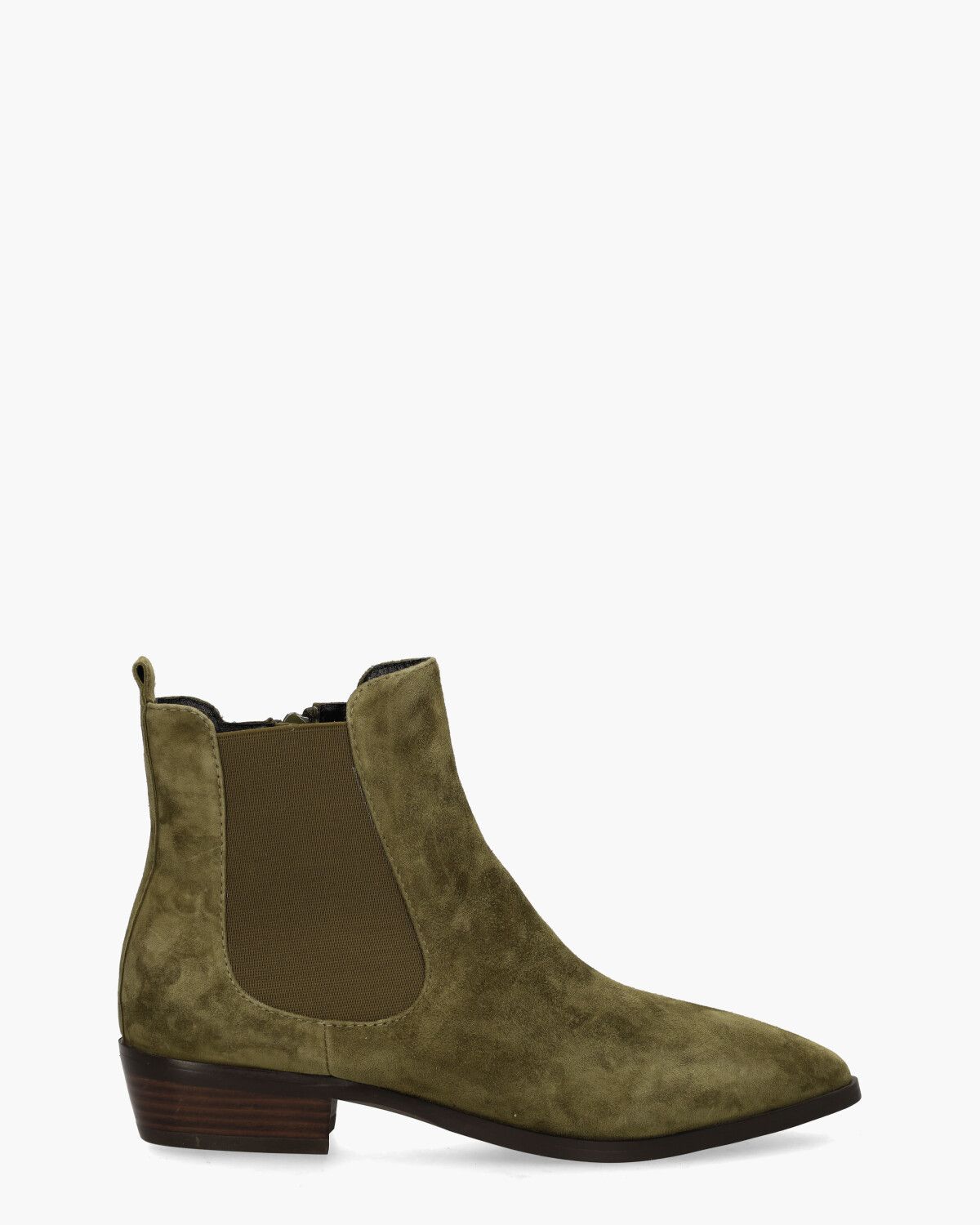 JY213-PR14 Groen Chelseaboots
