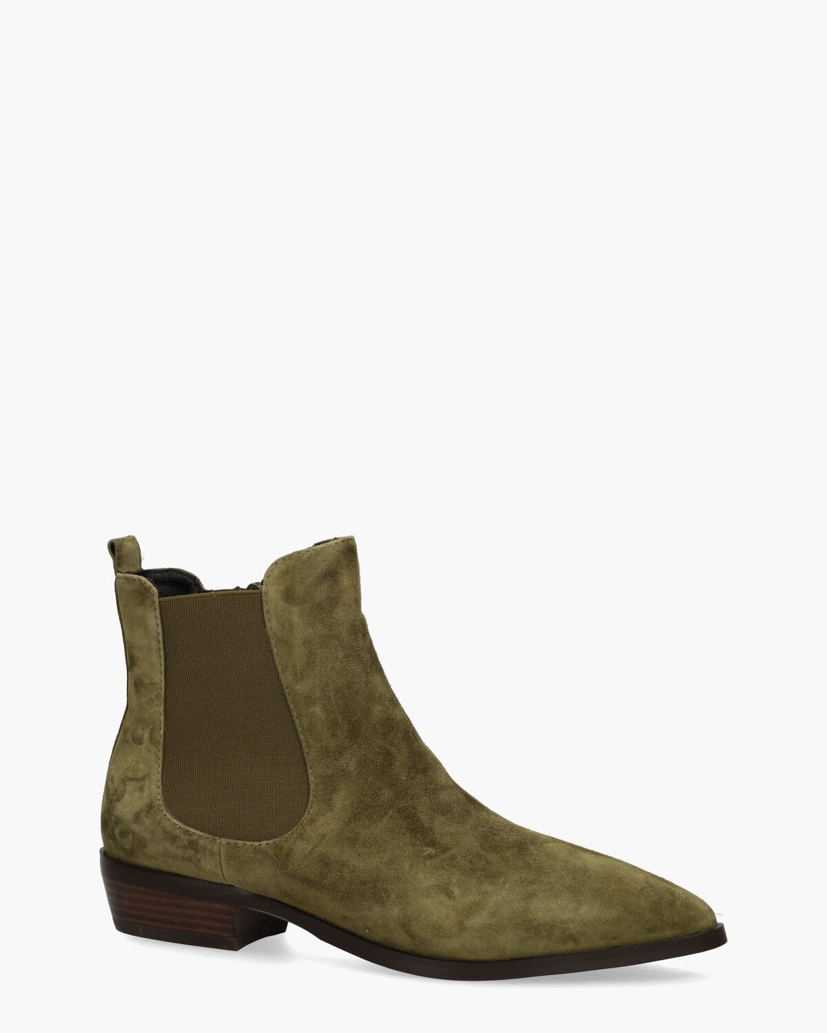 JY213-PR14 Groen Chelseaboots