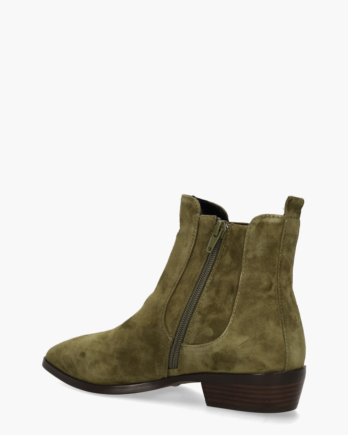 JY213-PR14 Groen Chelseaboots