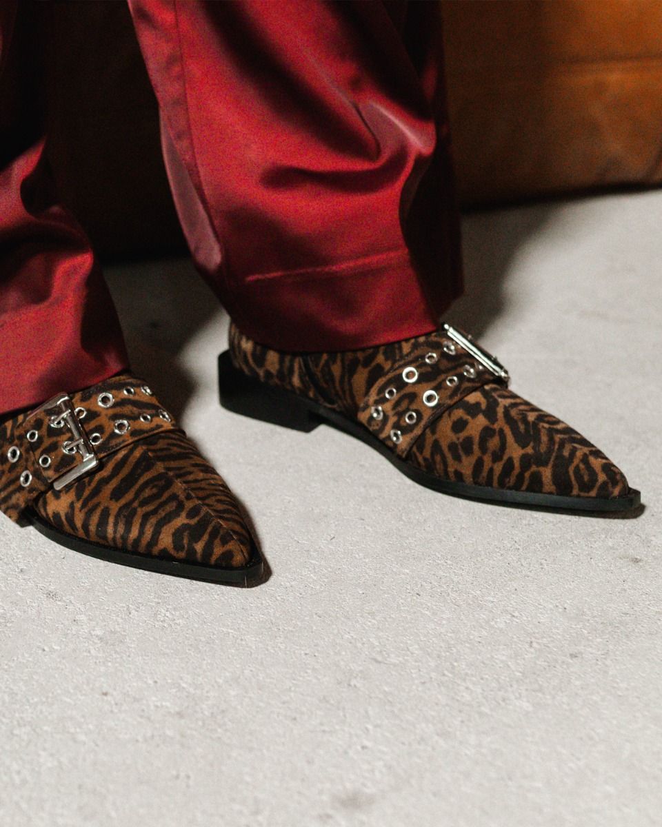 Nicole Bruin/Zwart Dames Enkelboots