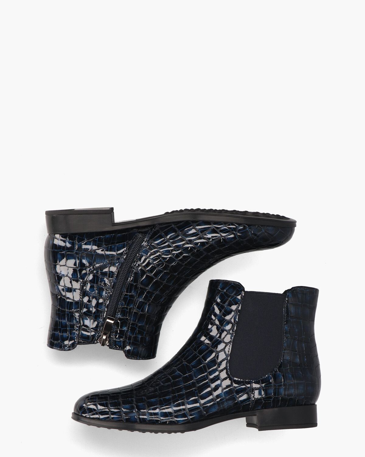 Valencia Donkerblauw Dames Enkelboots