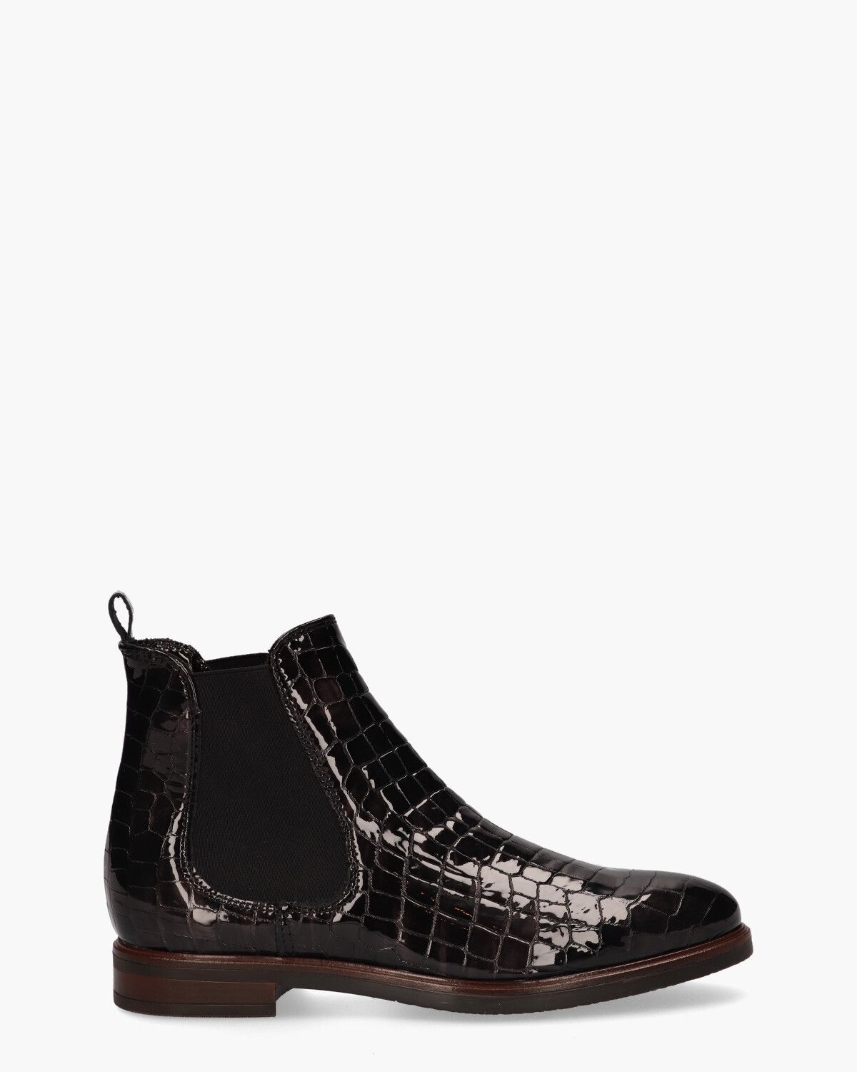 Livia Zwart Dames Chelseaboots