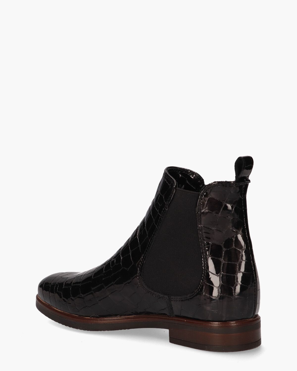Livia Zwart Dames Chelseaboots