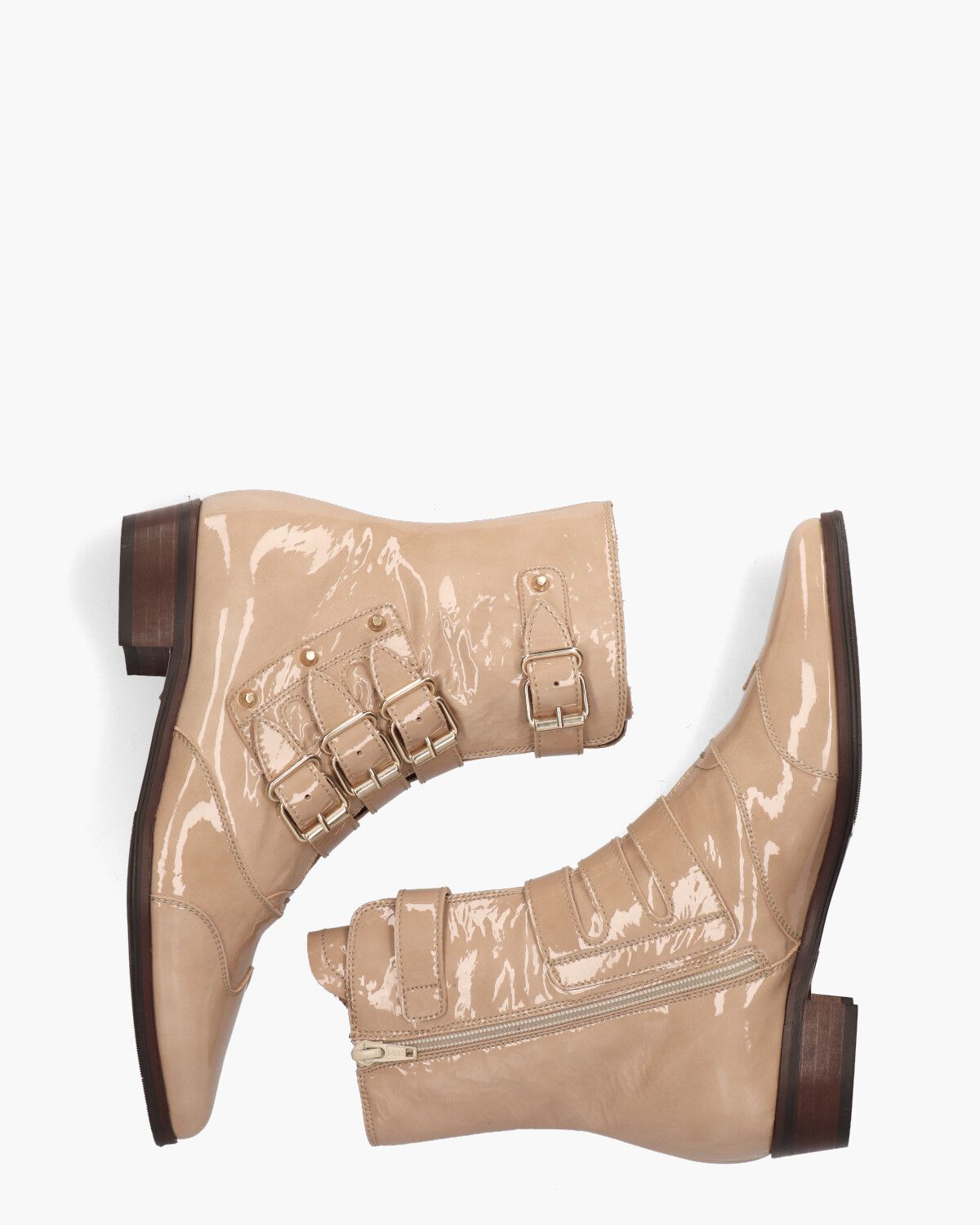 30333 Beige Dames Enkelboots
