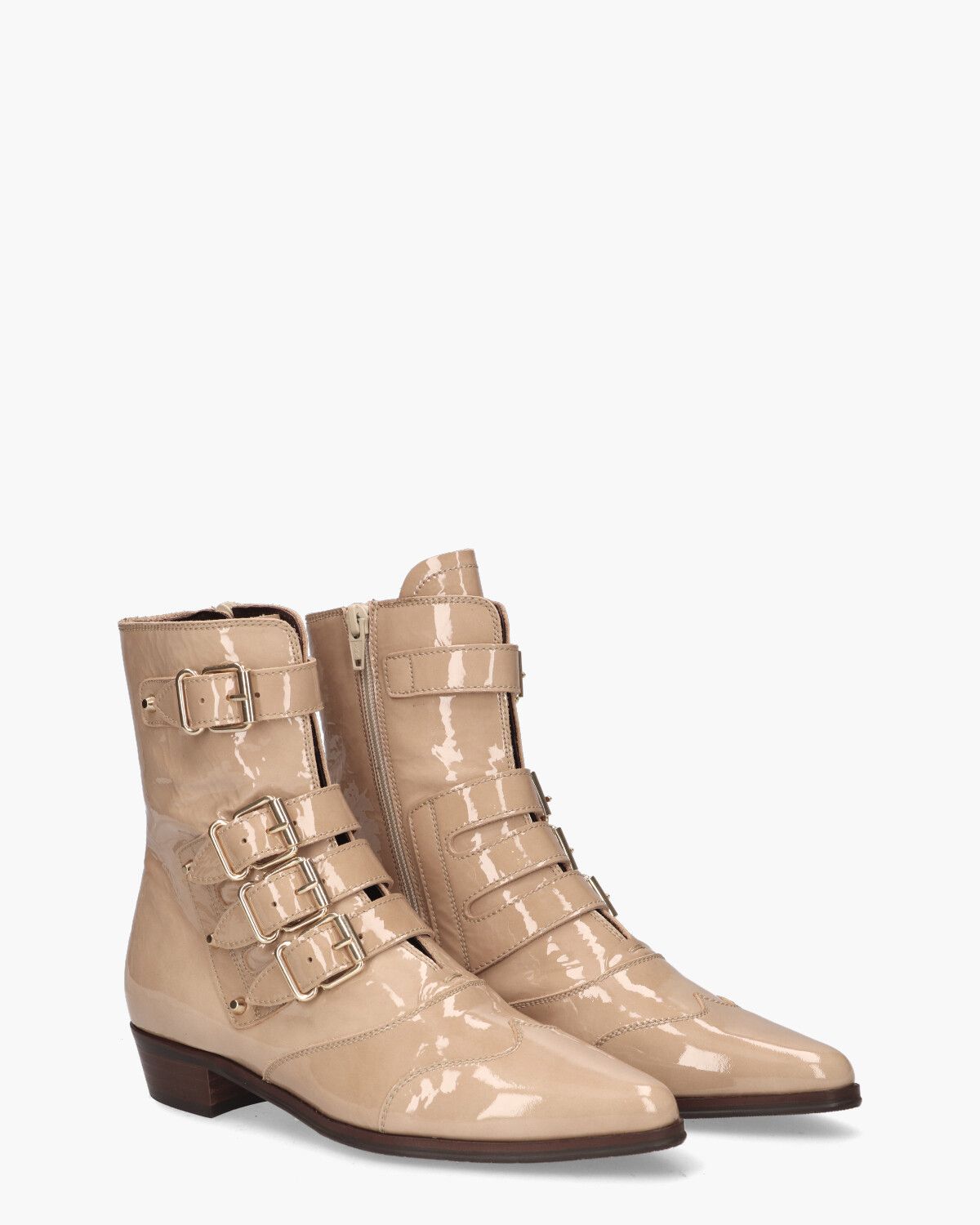 30333 Beige Dames Enkelboots