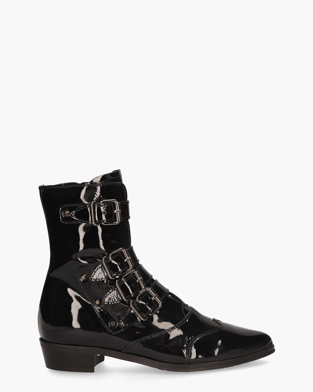 30333 Zwart Dames Enkelboots