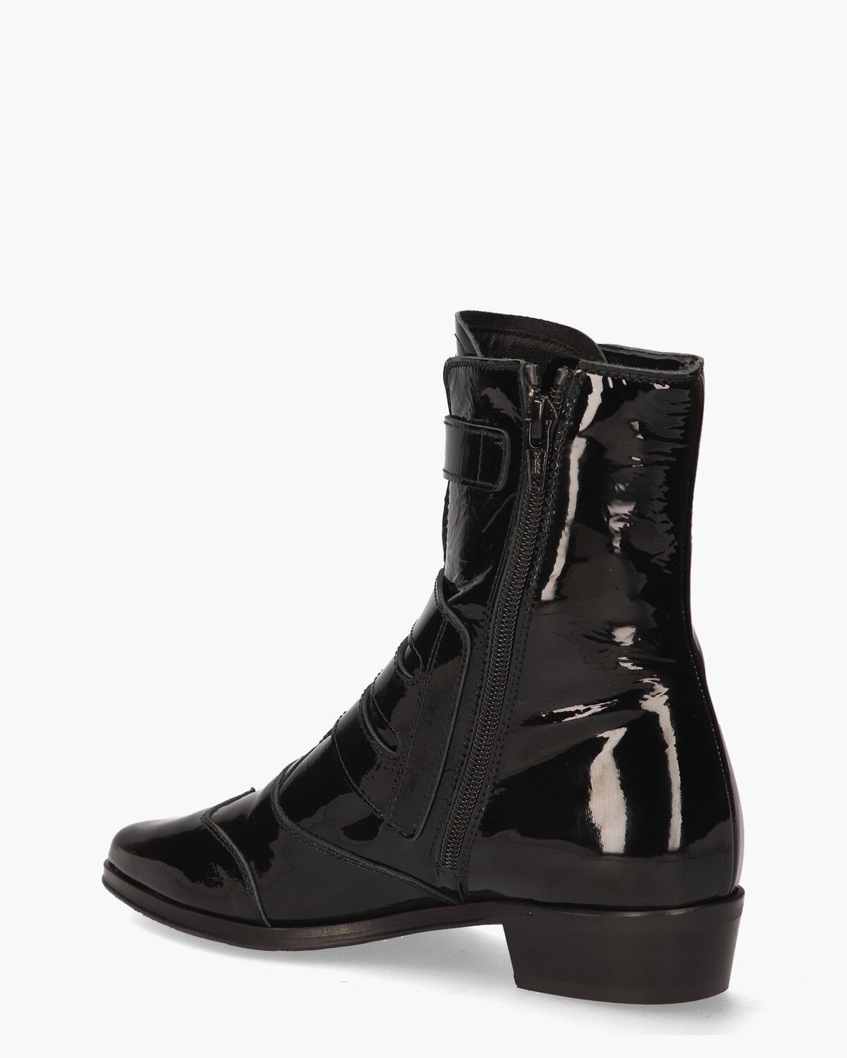 30333 Zwart Dames Enkelboots