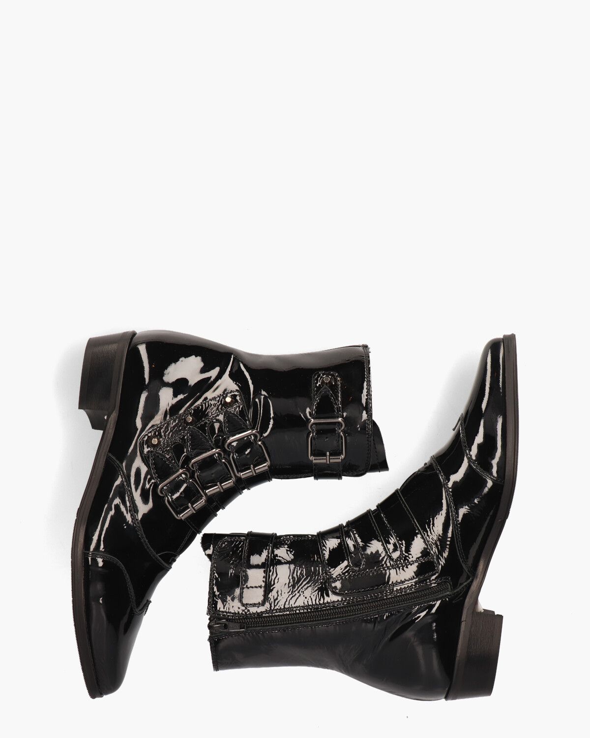 30333 Zwart Dames Enkelboots