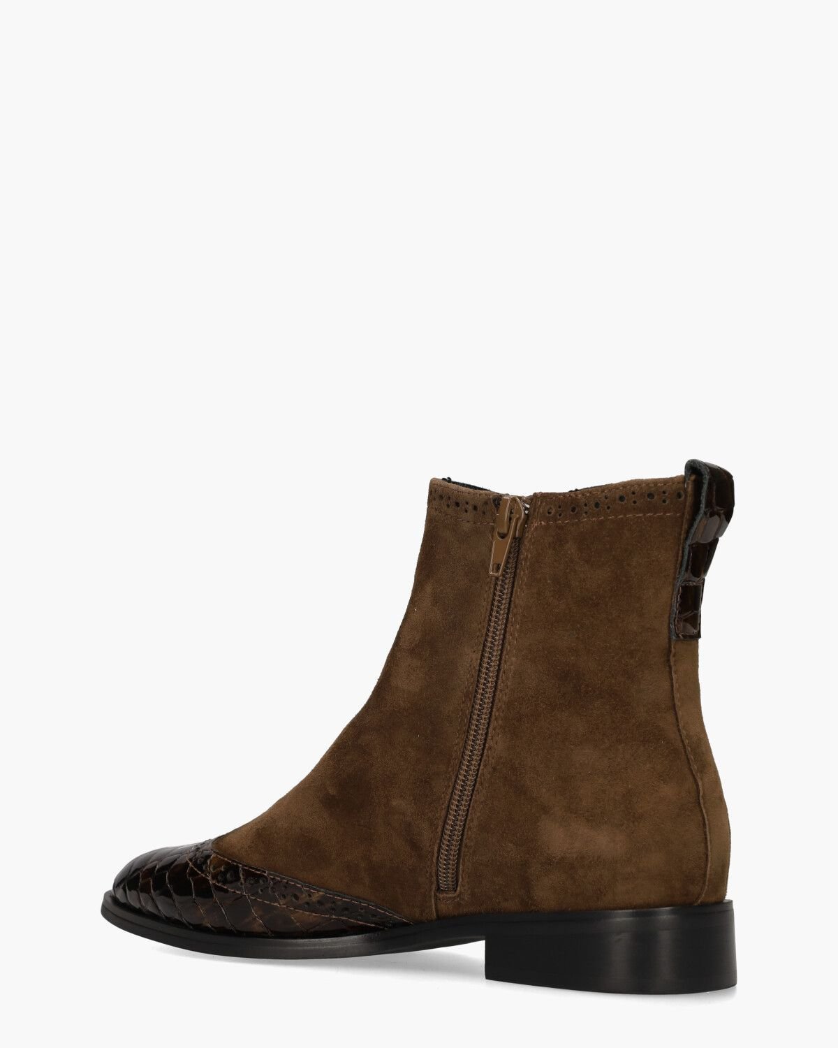 Sheralyn Donkerbruin Dames Chelseaboots