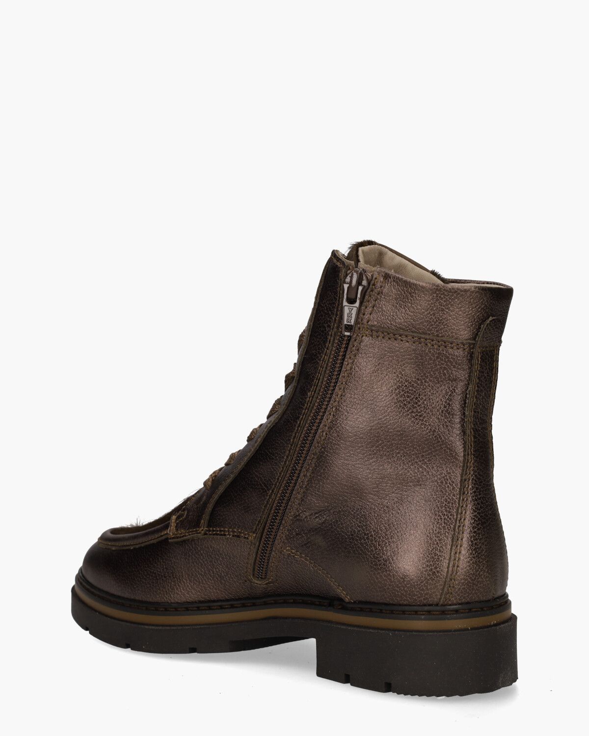 6768 Donkerbruin Dames Enkelboots