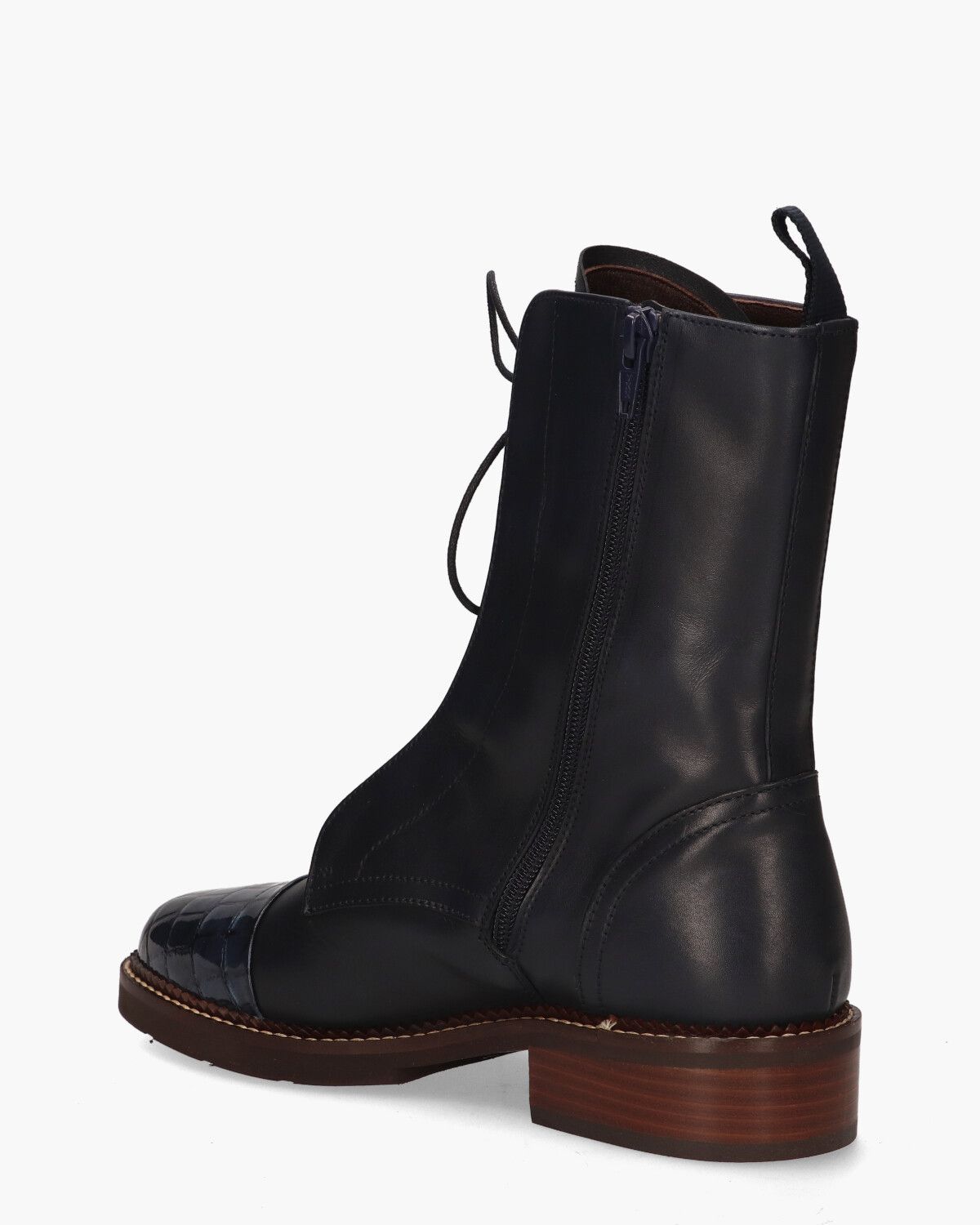 Blauwe veterboots deals
