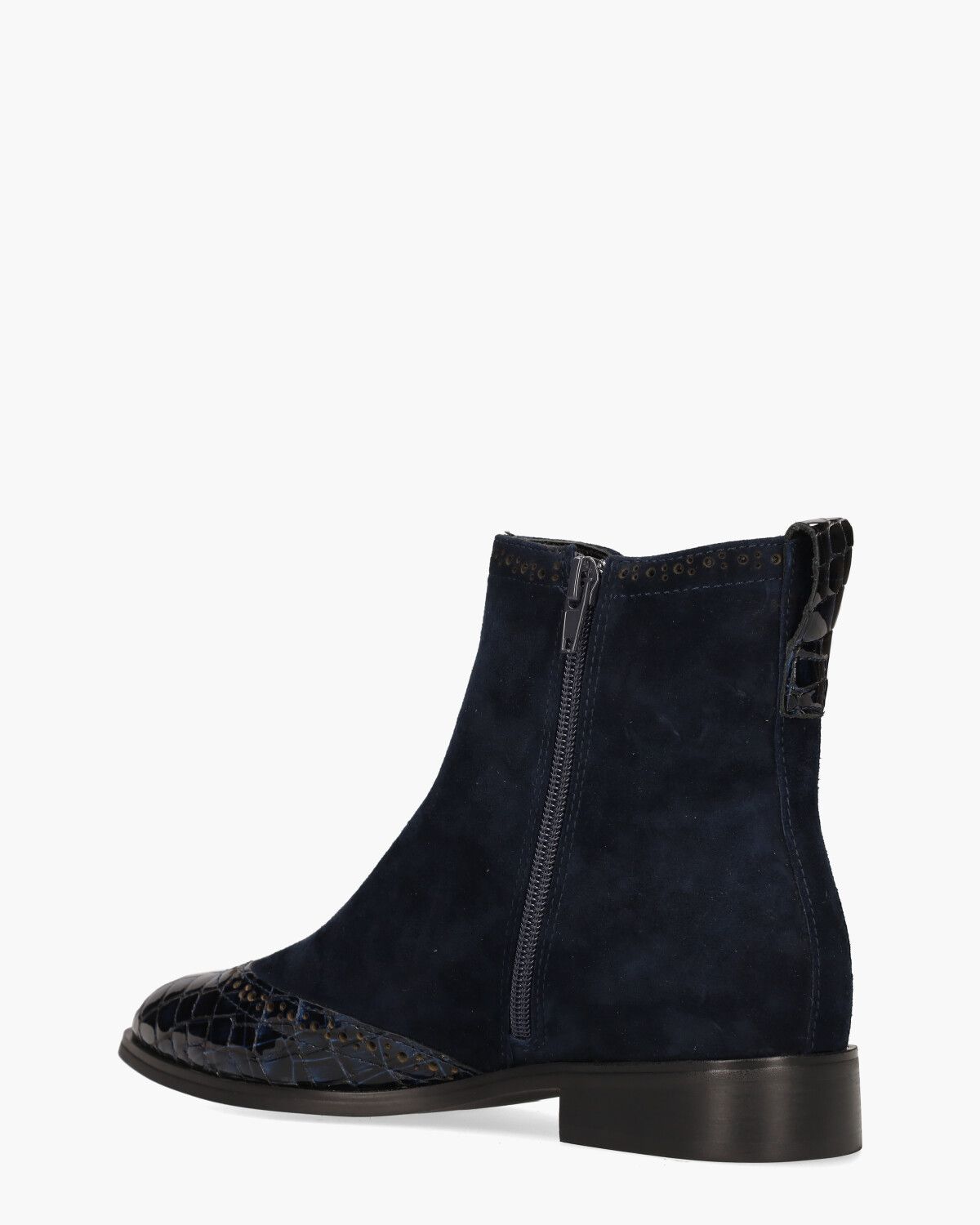 Sheralyn Donkerblauw Dames Chelseaboots