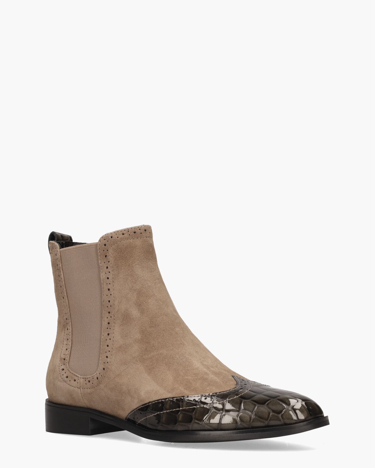 Sheralyn Taupe Dames Chelseaboots