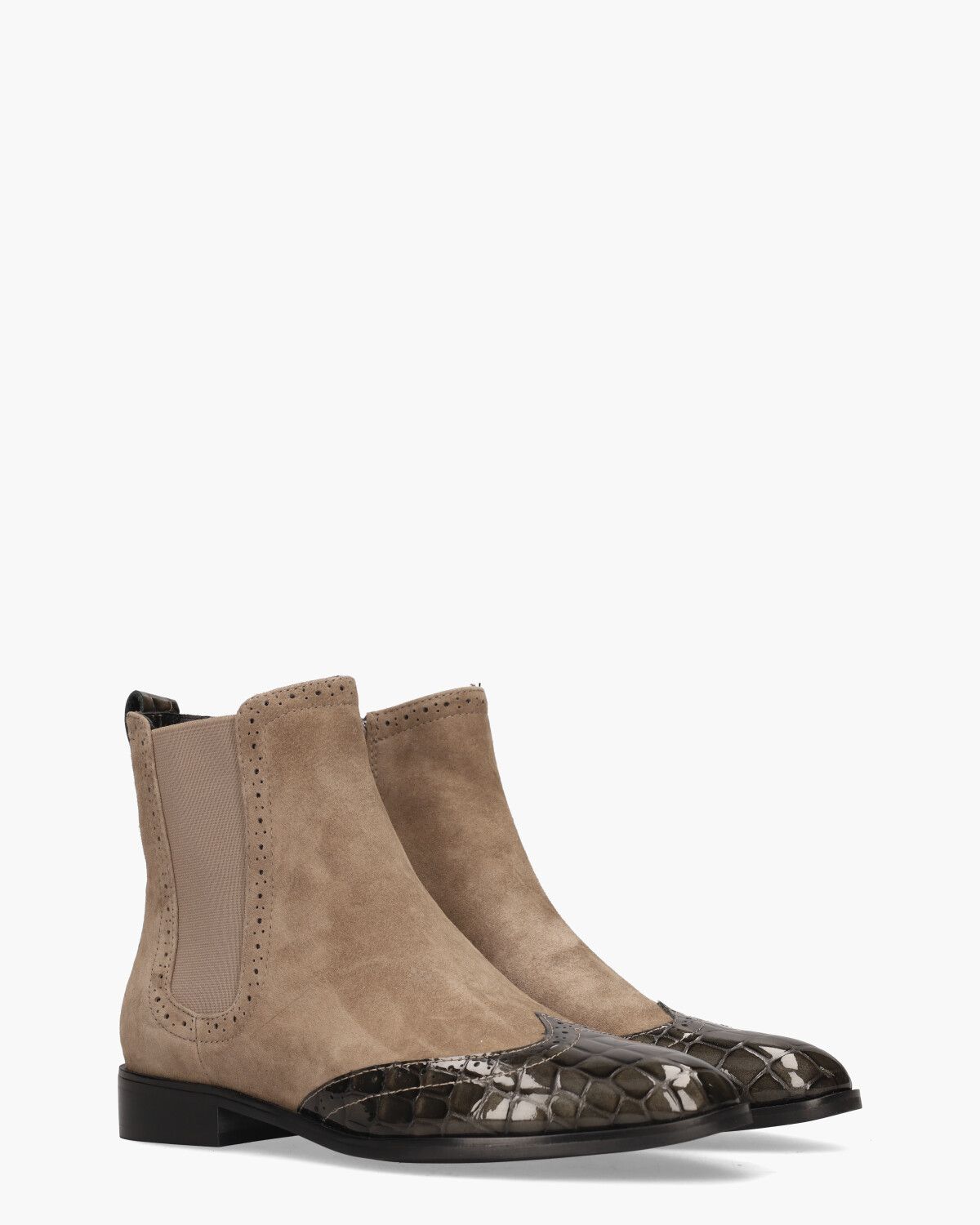Sheralyn Taupe Dames Chelseaboots