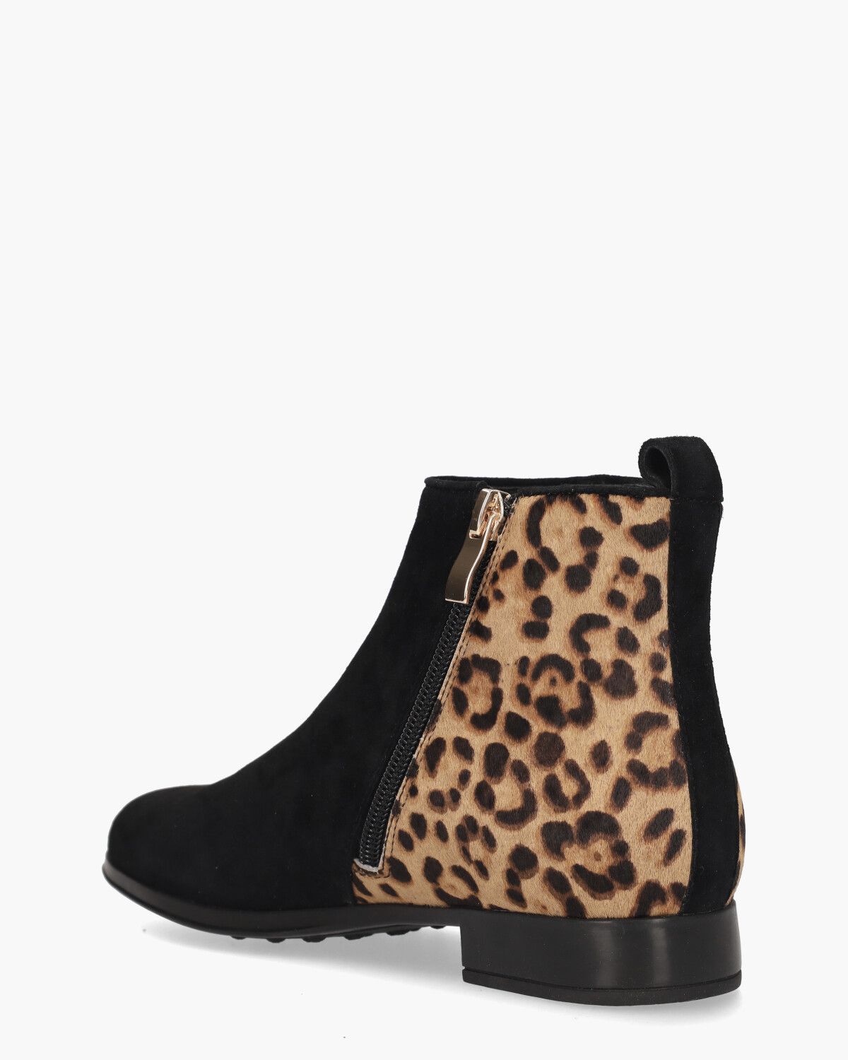 Viv Zwart/Bruin Enkelboots
