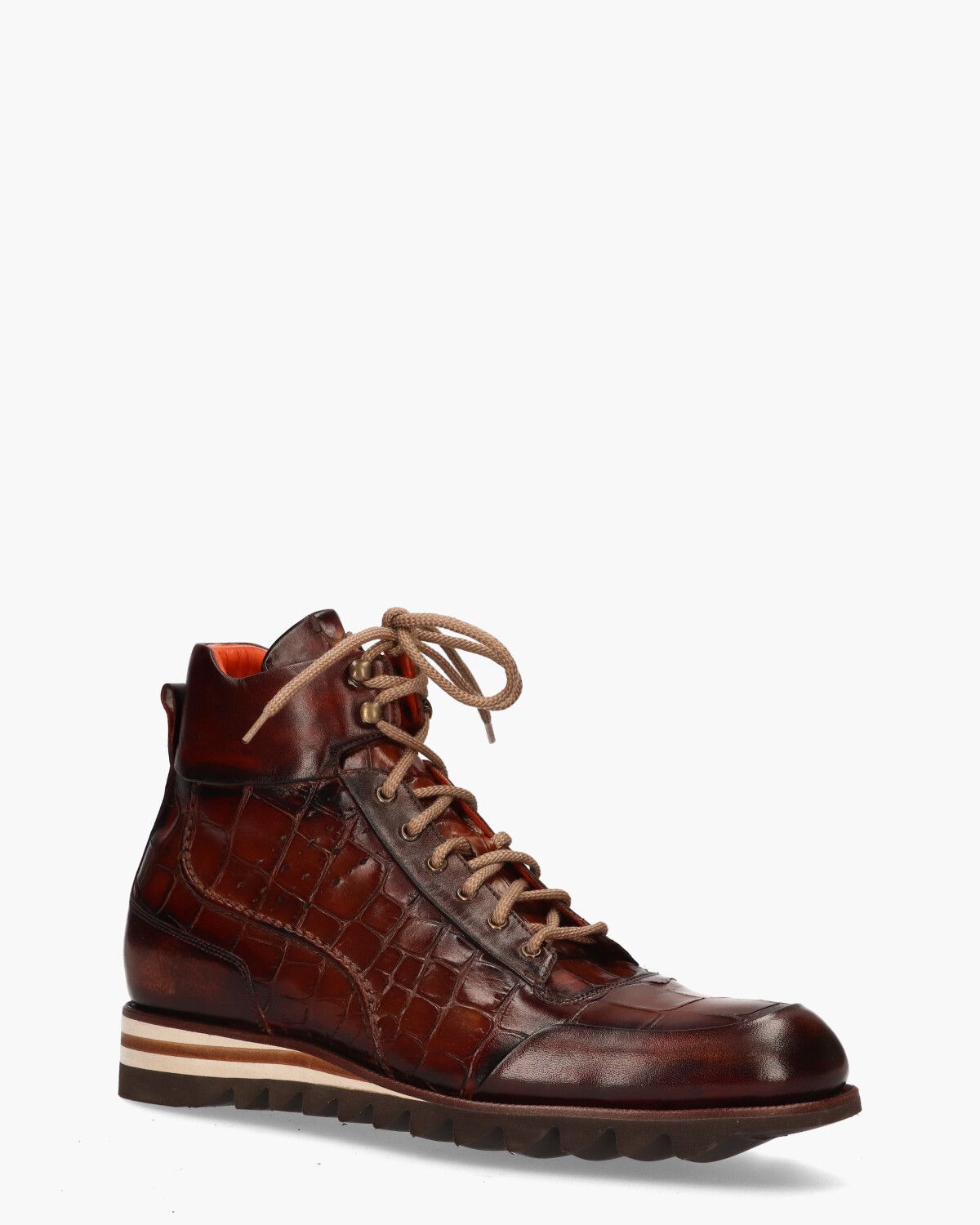 0714 Bruin Heren Veterboots