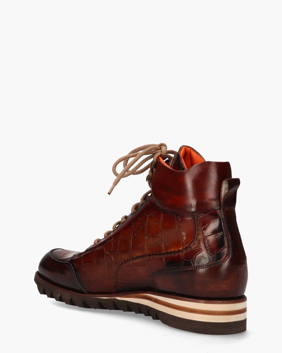 0714 Bruin Heren Veterboots