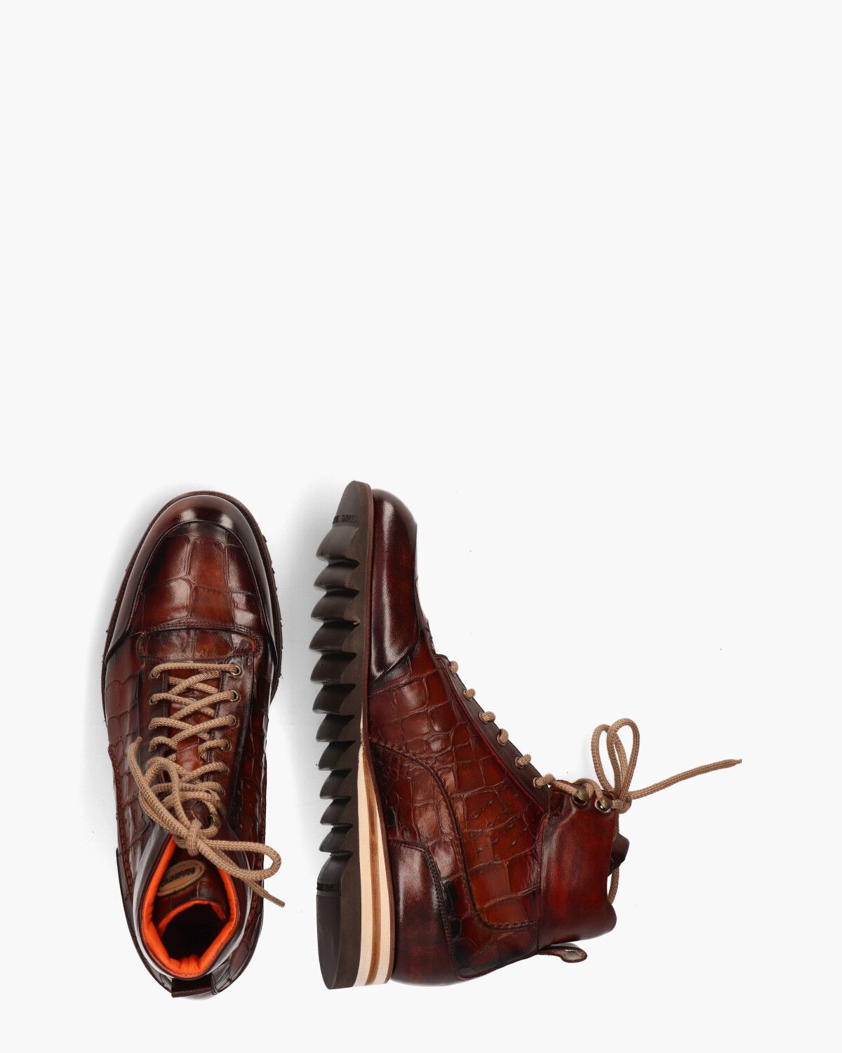 0714 Bruin Heren Veterboots