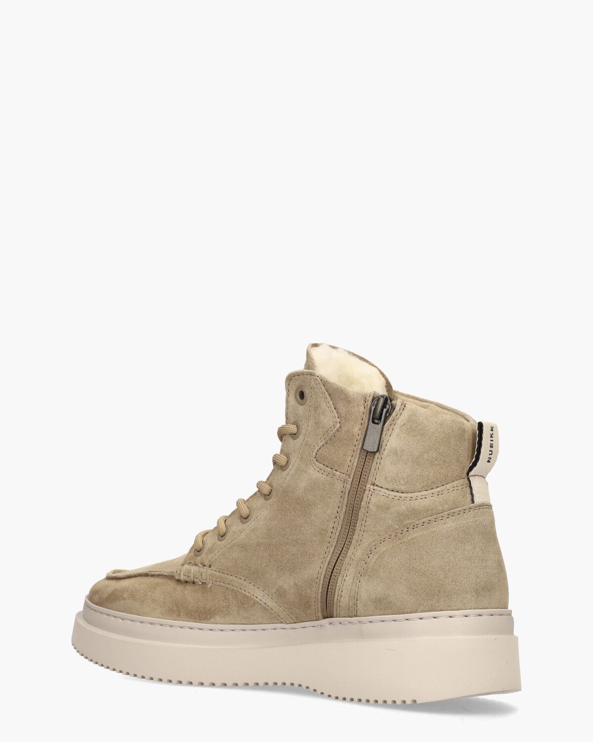 Jonah Arctic Fur Beige Heren Veterboots