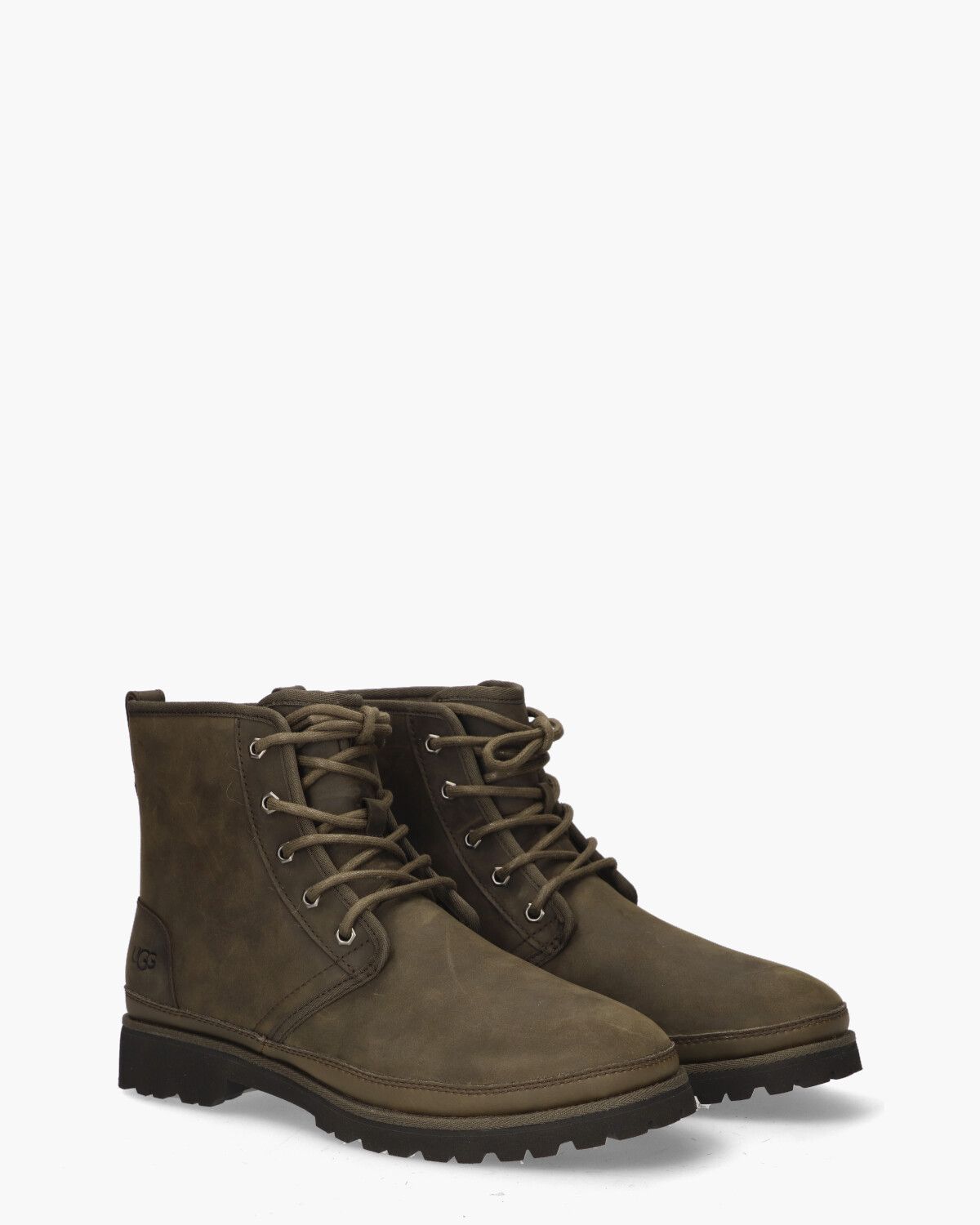 Harkland Donkergroen Heren Veterboots