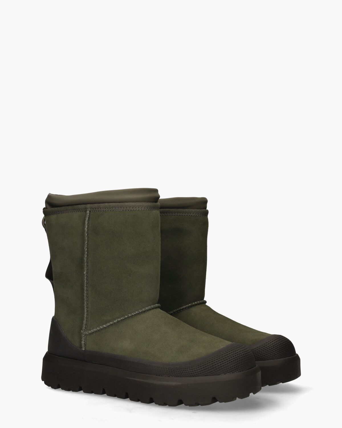Classic Short Weather Hybrid Groen Heren Enkelboots