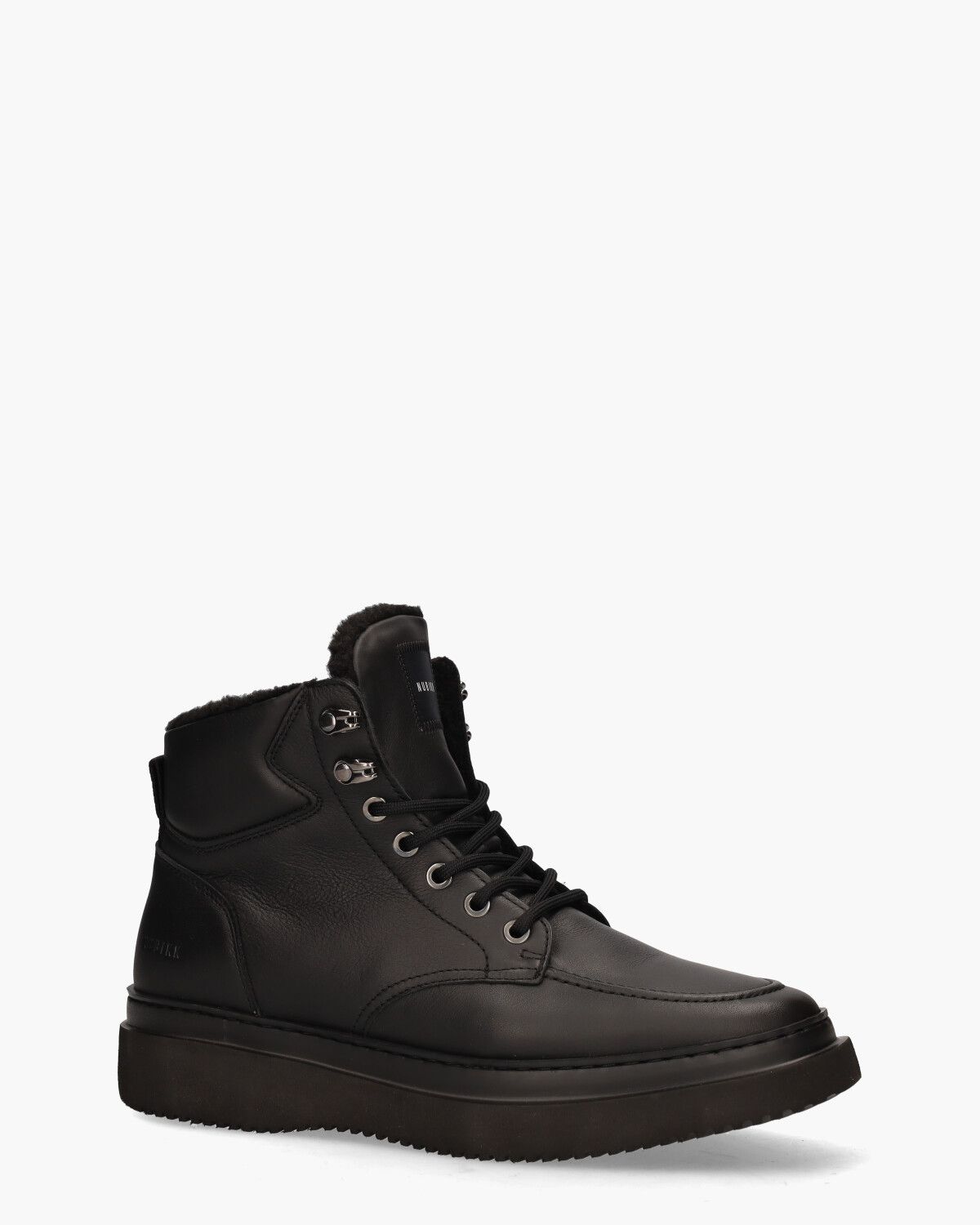 Jonah Polar Fur Zwart Heren Veterboots