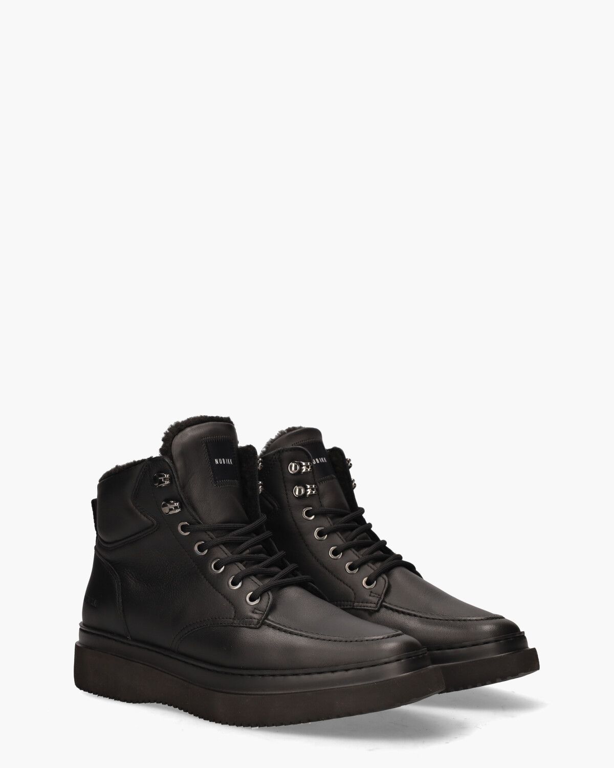 Jonah Polar Fur Zwart Heren Veterboots