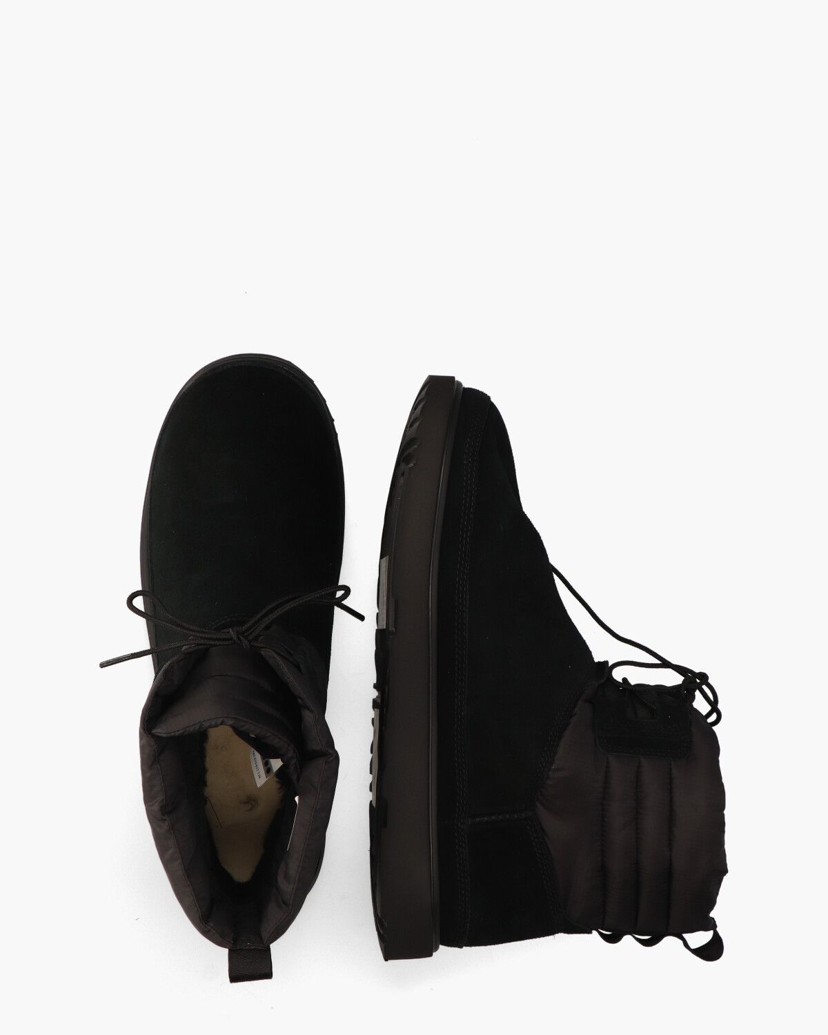Classic Mini Lace-Up Weather Zwart Heren Enkelboots