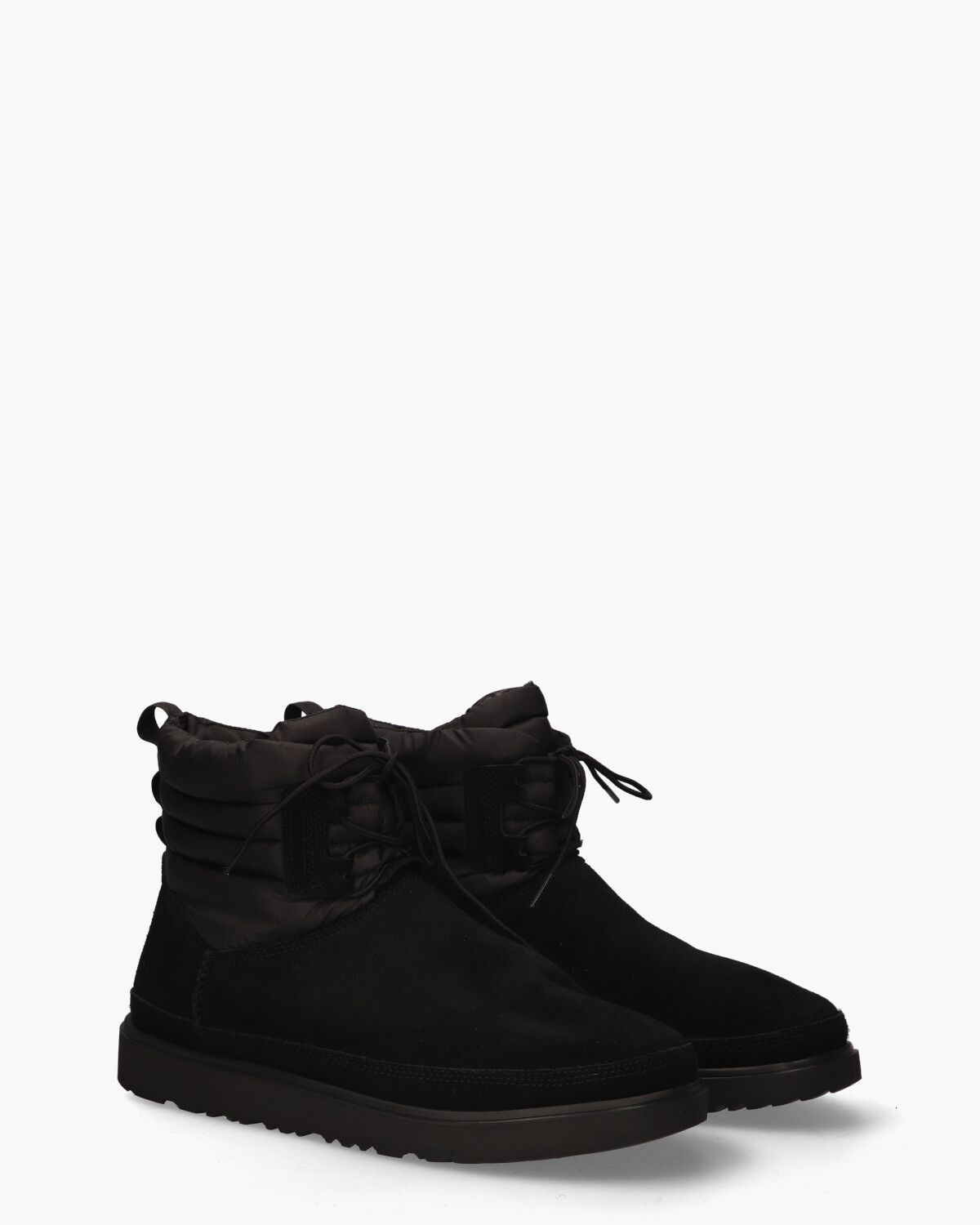 Classic Mini Lace-Up Weather Zwart Heren Enkelboots