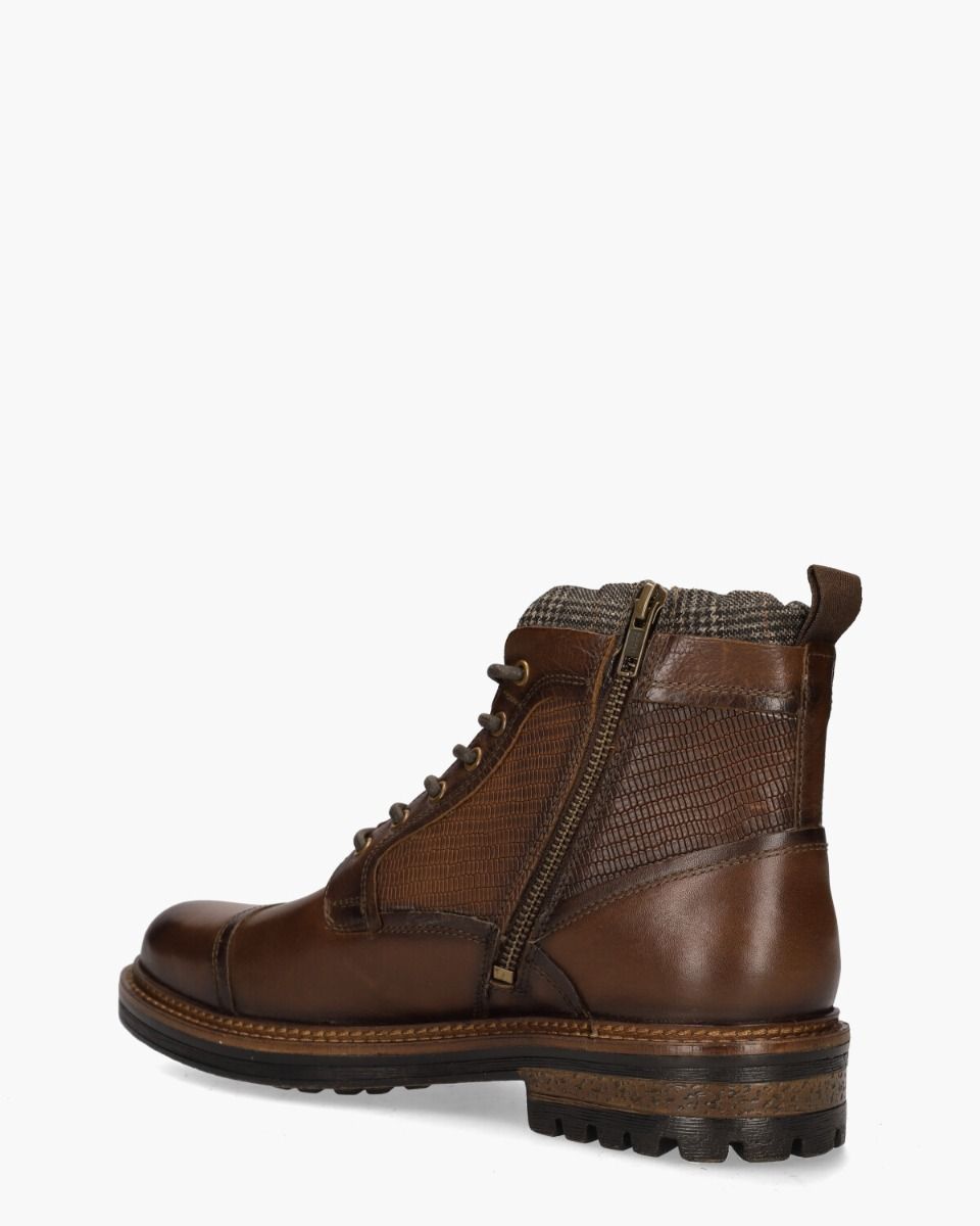 Scato Donkerbruin Heren Veterboots