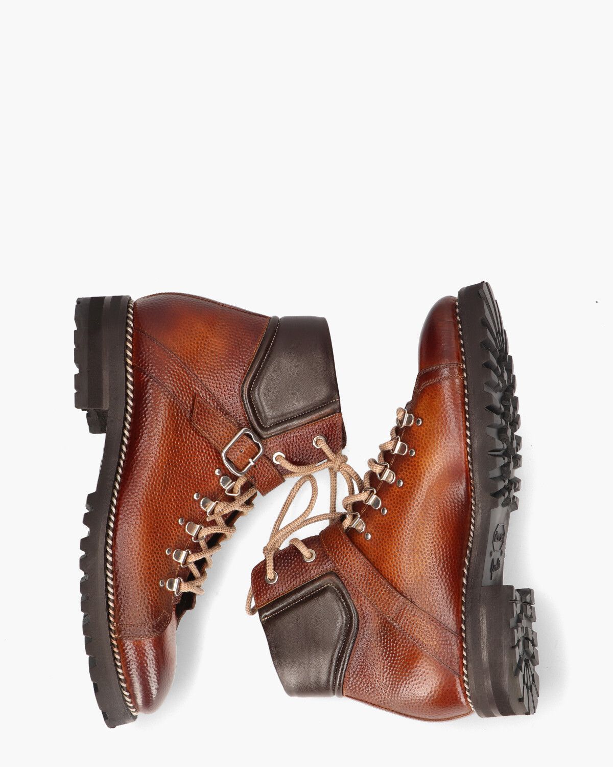0723 Bruin Heren Veterboots