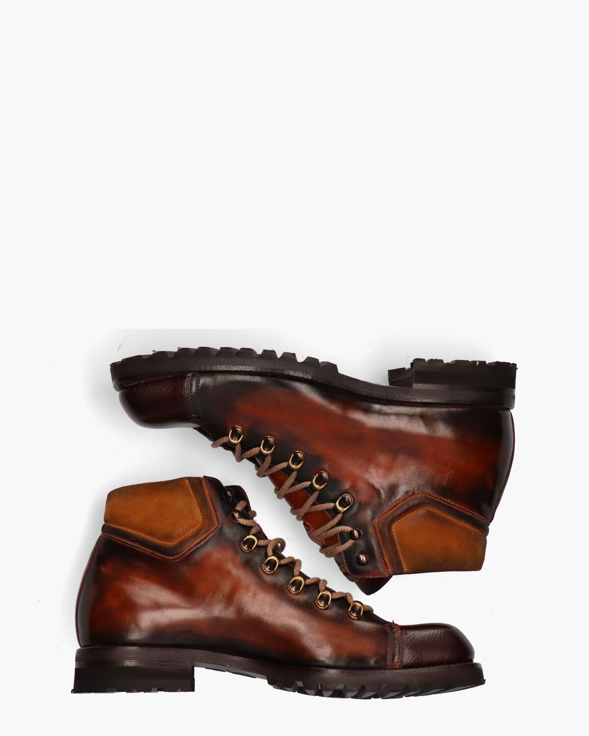 10987 Bruin Heren Veterboots