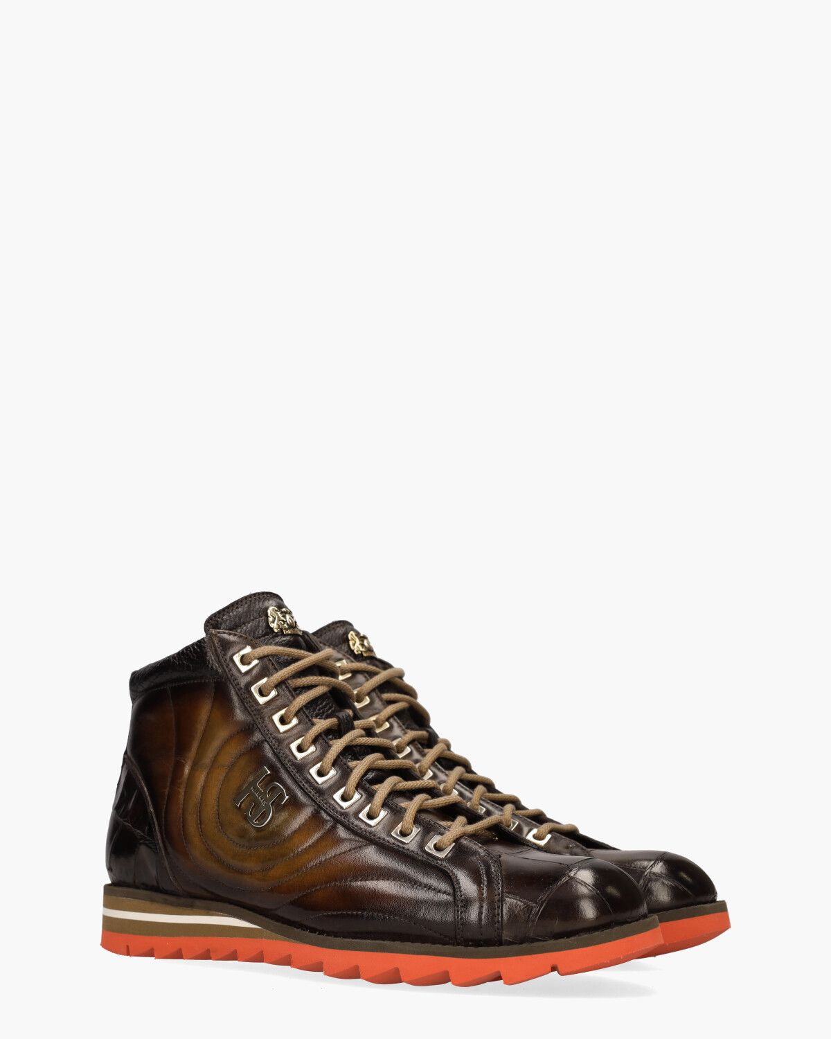 3023 Bruin Heren Veterboots